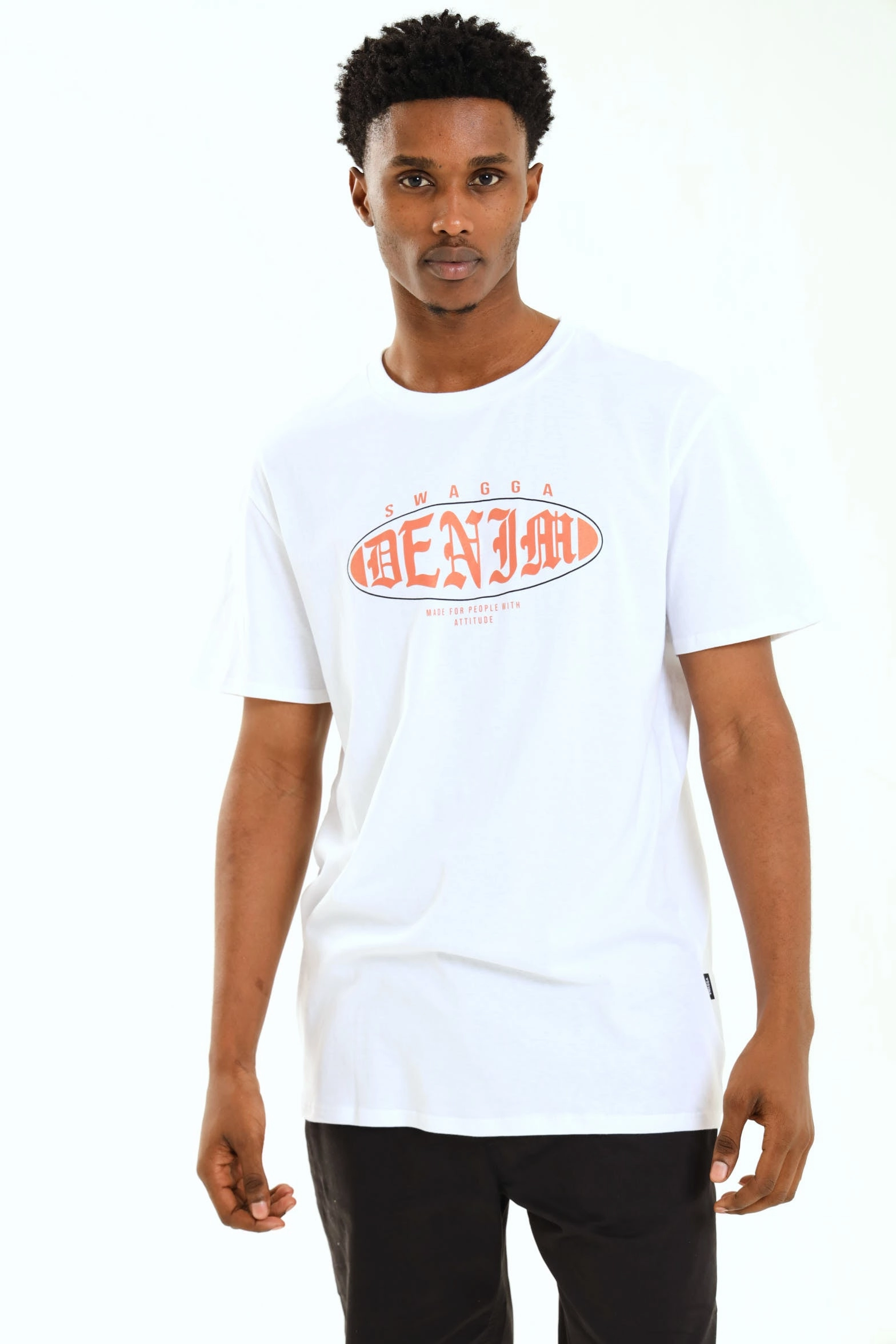 quick-drying Short Sleeve Basic Print Tee - White