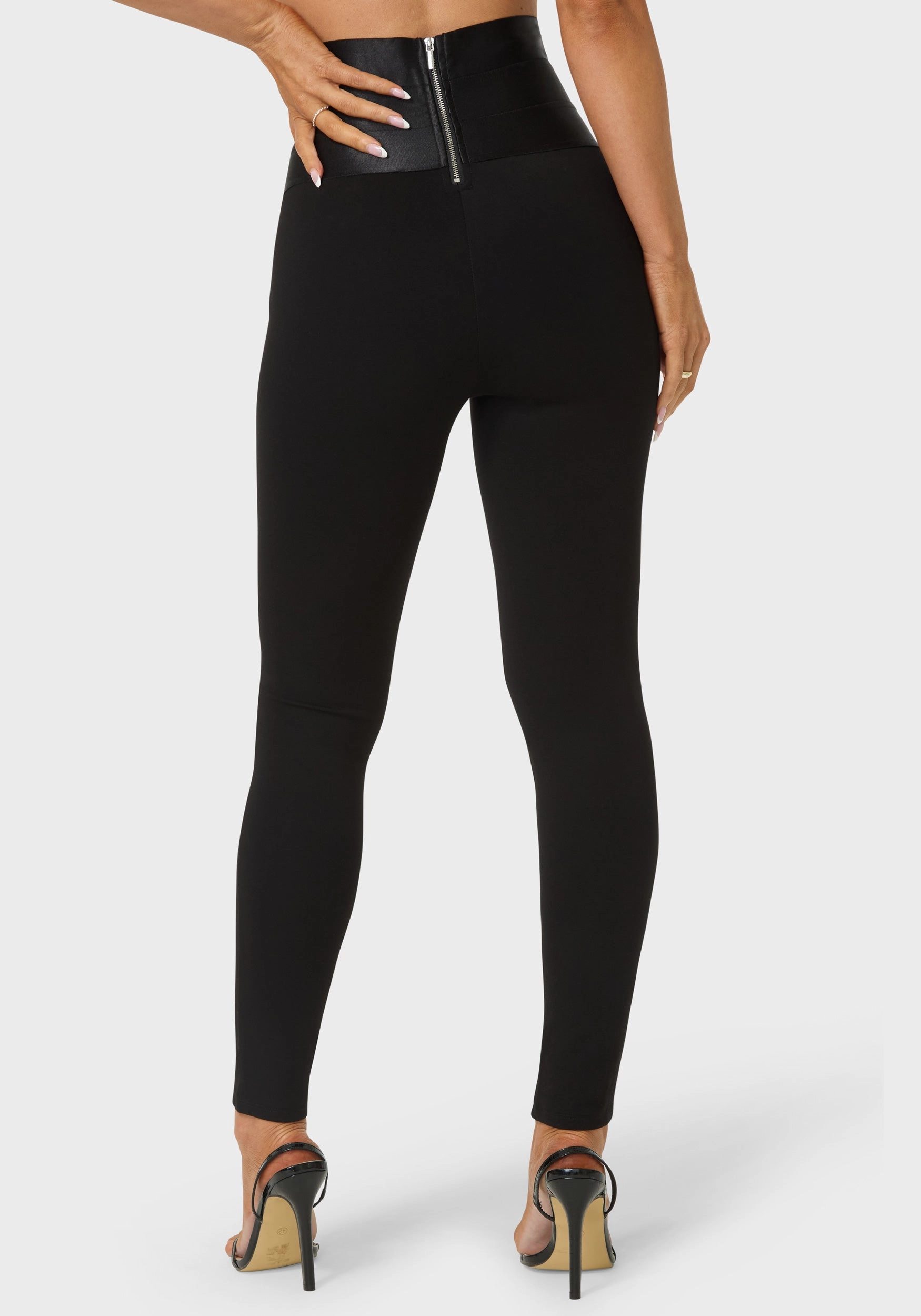 compression Sophisticated Satiny High Waist Leggings