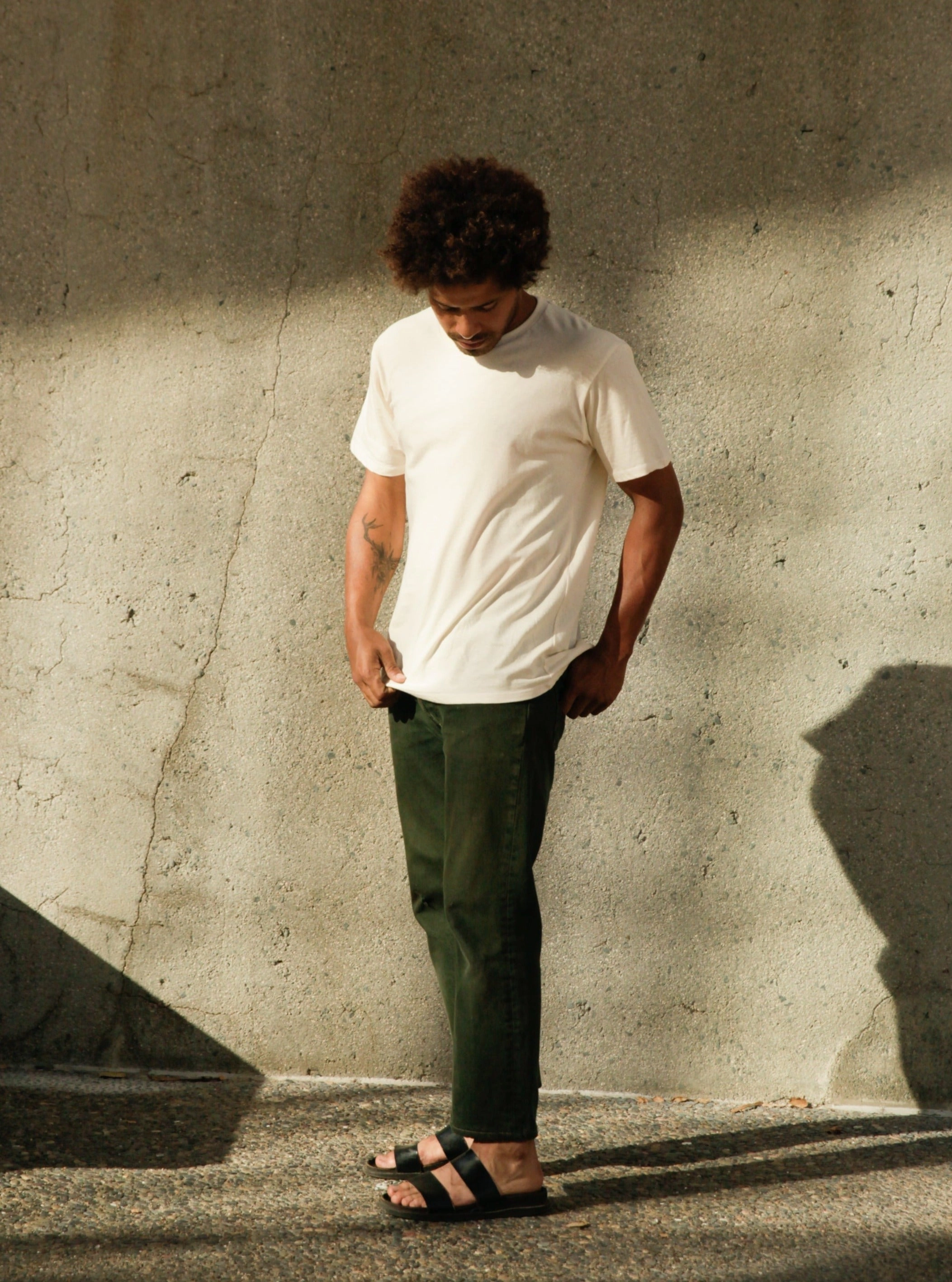 Men's Organic Crew Tee - Natural AirflowVents