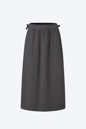 Timeless Wear Side Buckle Skirt - Dark Moss