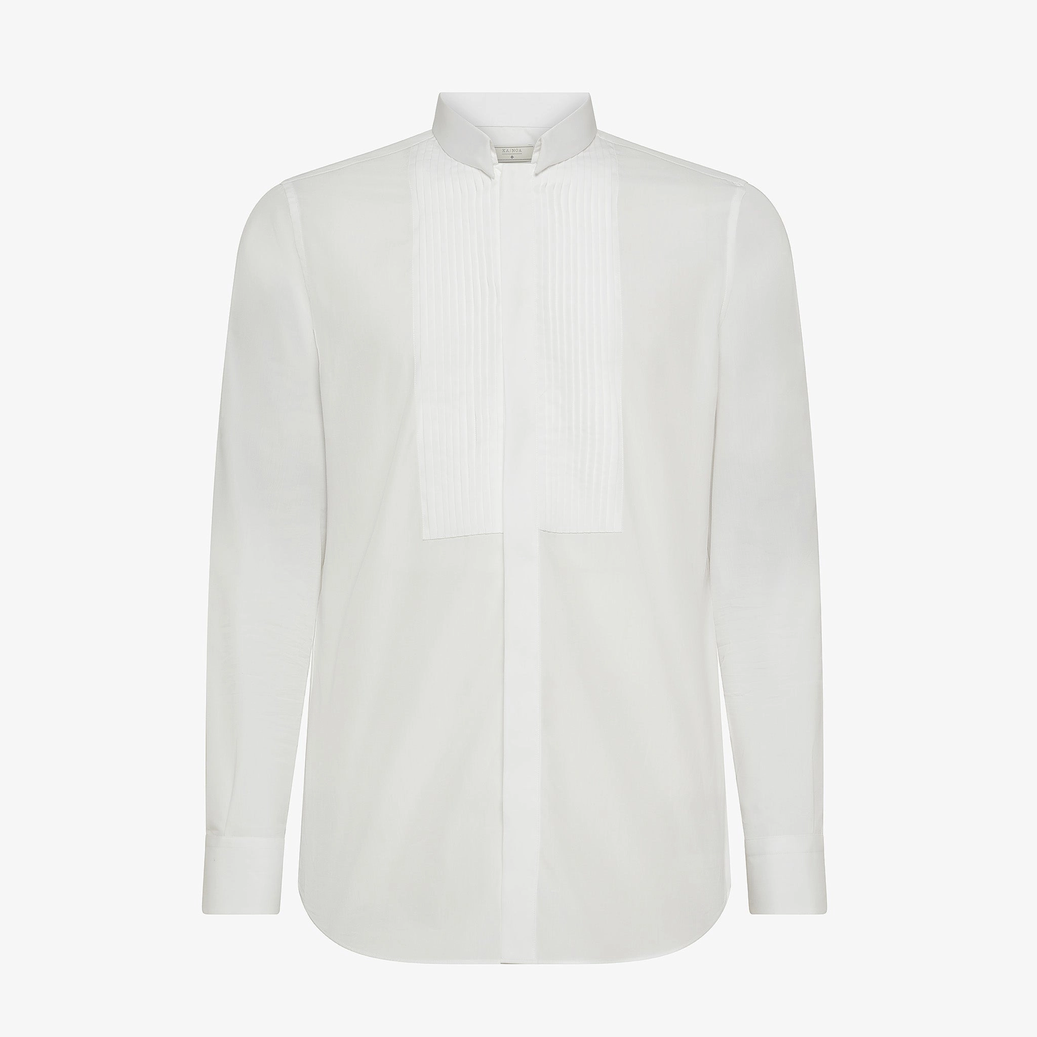 Conrad Smoking shirt in Popeline Giza Cotton Lightweight Feel