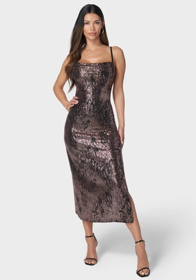 Zebra Cowl Neck Maxi Dress Flattering Shape Design