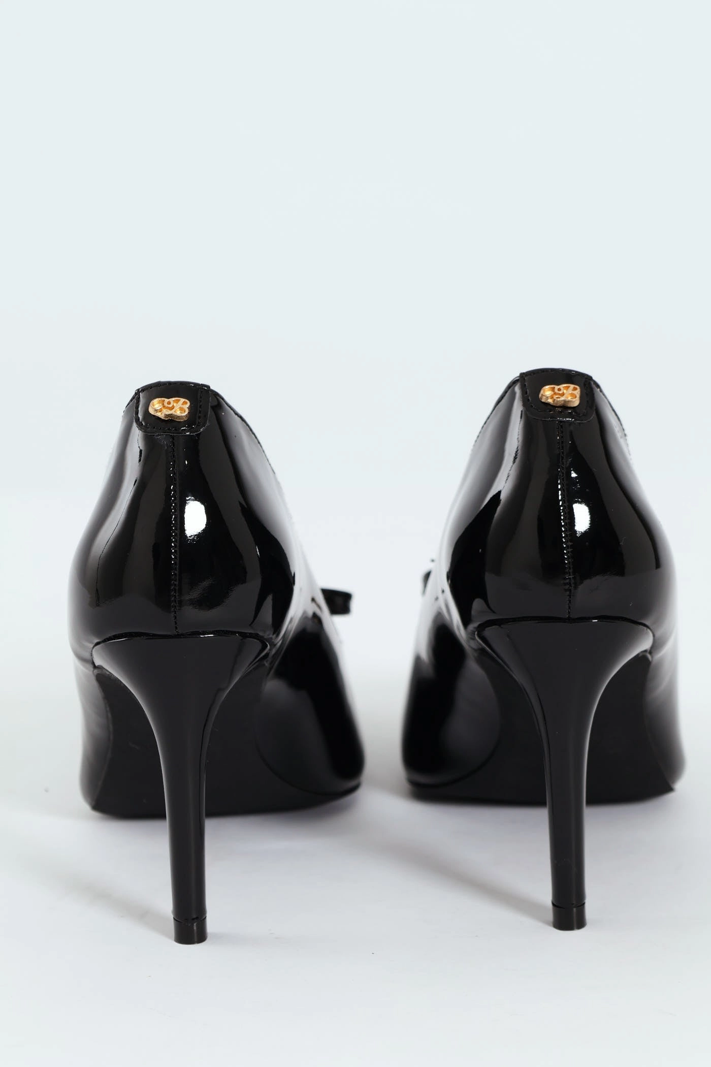 Tamara 1 Pointed Toe Bow Court Stiletto Heel - Black Vintage Vibe Wedding Footwear