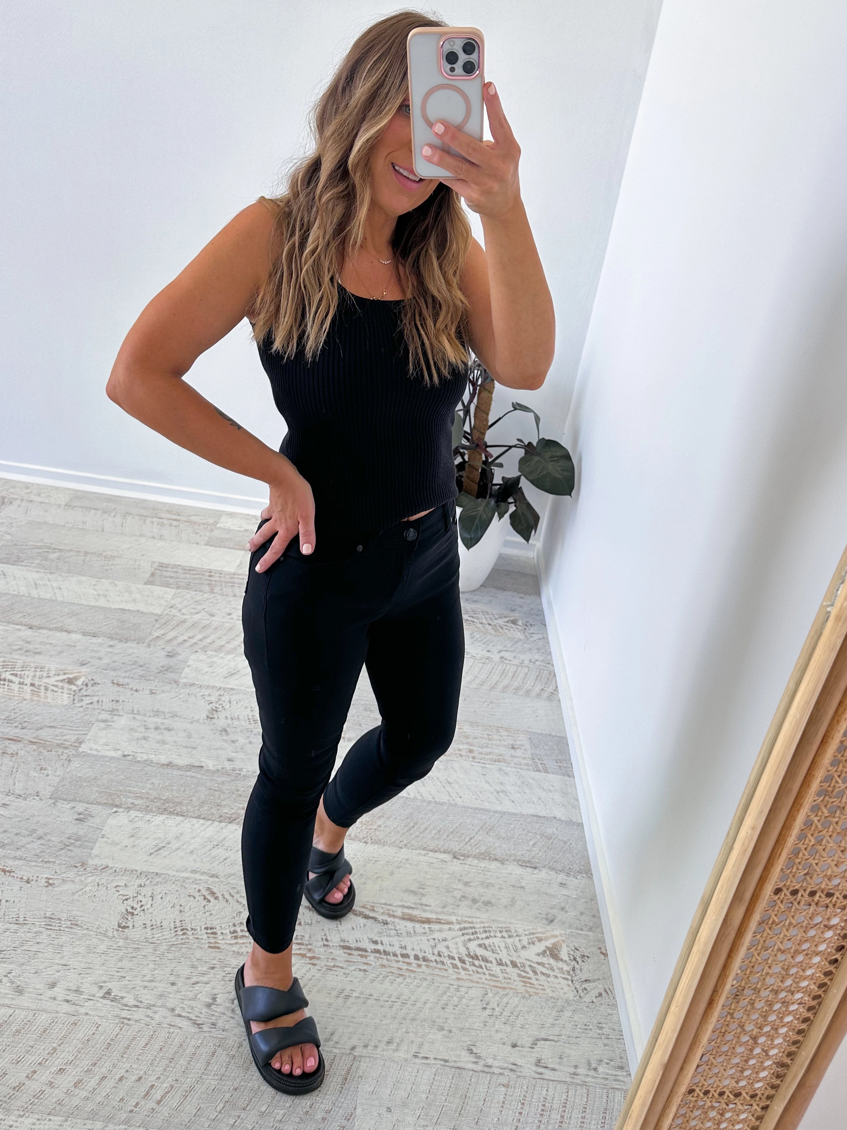 Alby Jeans - Black Rugged Feel Family Style Slim