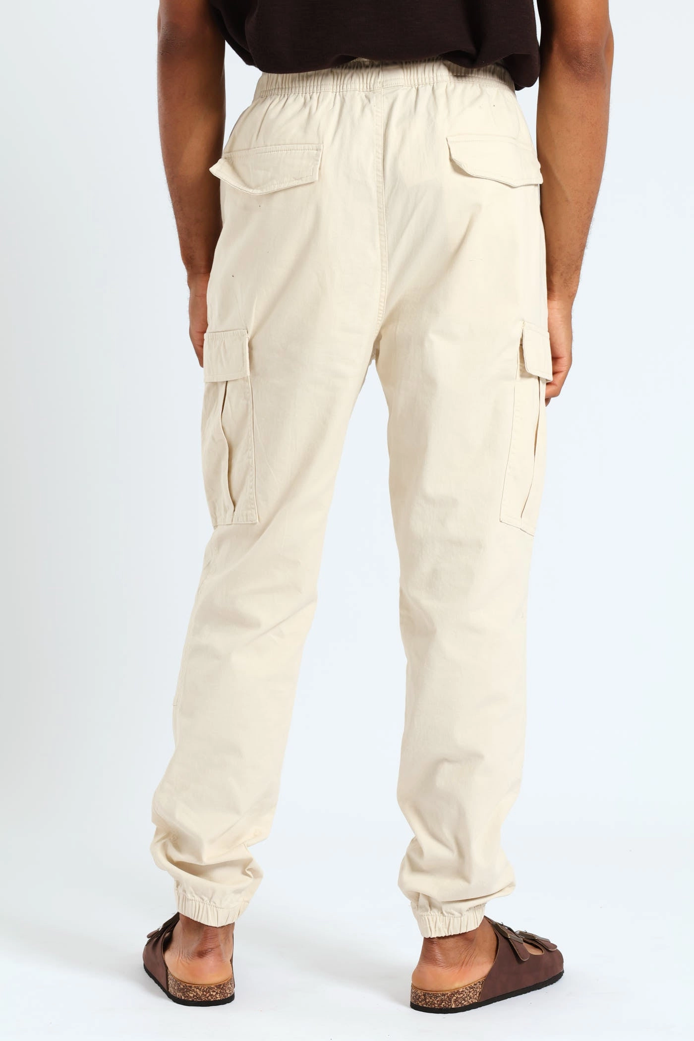 Soft Feel Cargo Jogger - Off White