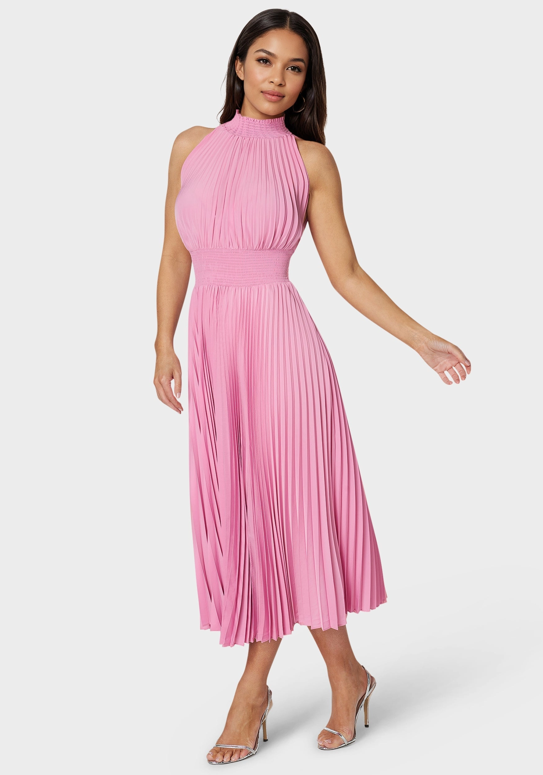 Sleeveless Pleated Dress Bless Glow Calm Energy