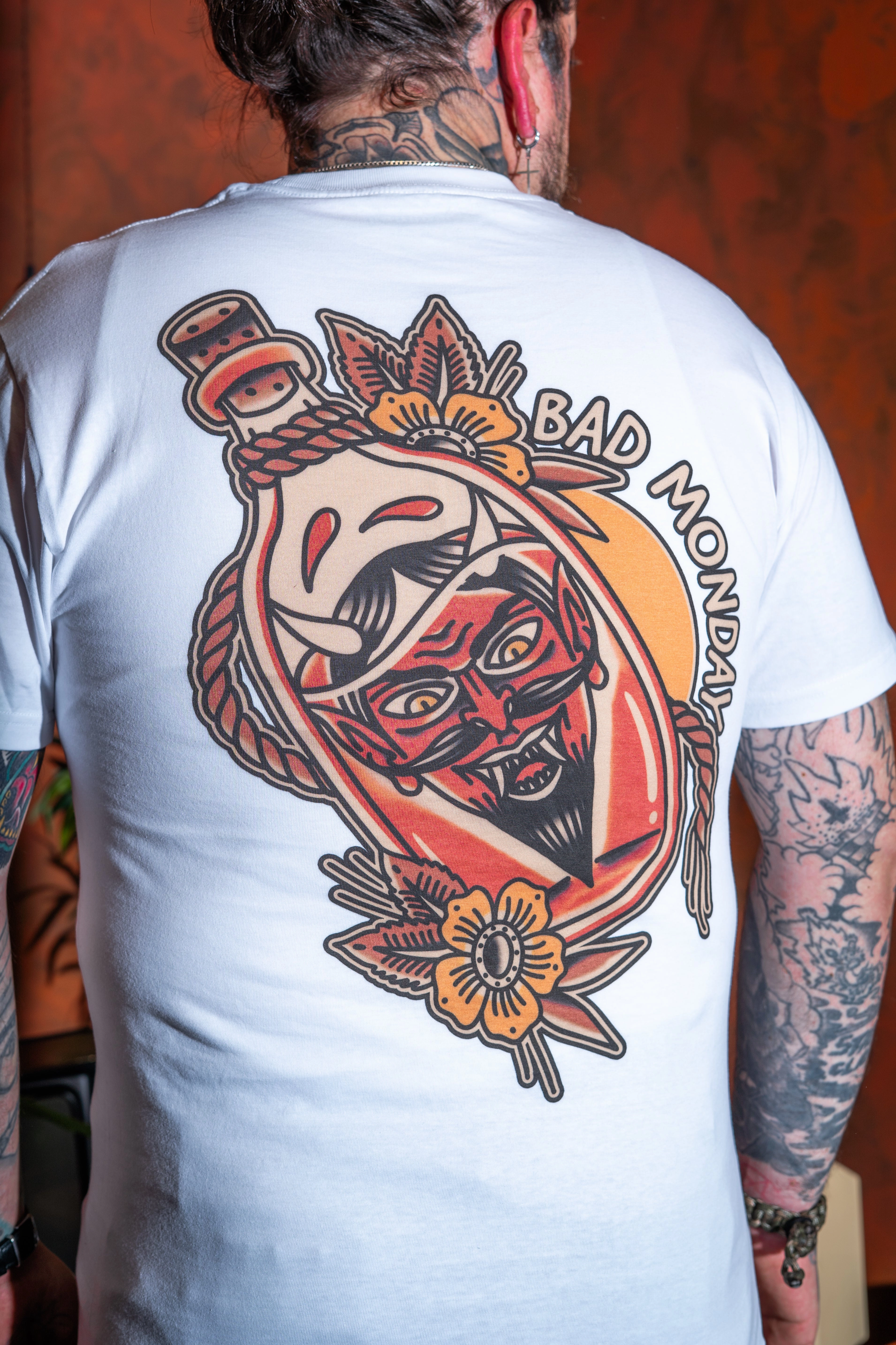 Throwback DIAB Tee MoistureWickingMaterial Heather Effect Finish