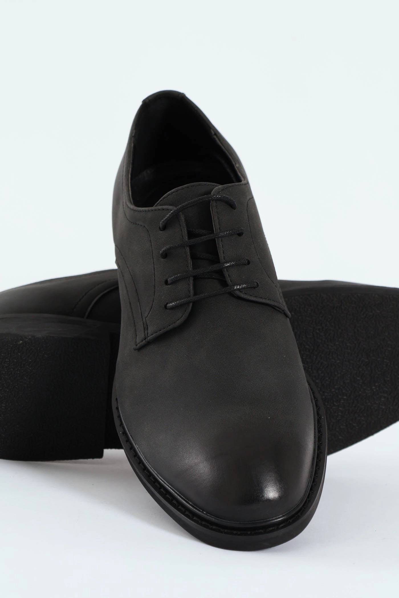 Fashionable Fit Versatile Footwear Smart Casual Lace Up Derby Shoe - Black