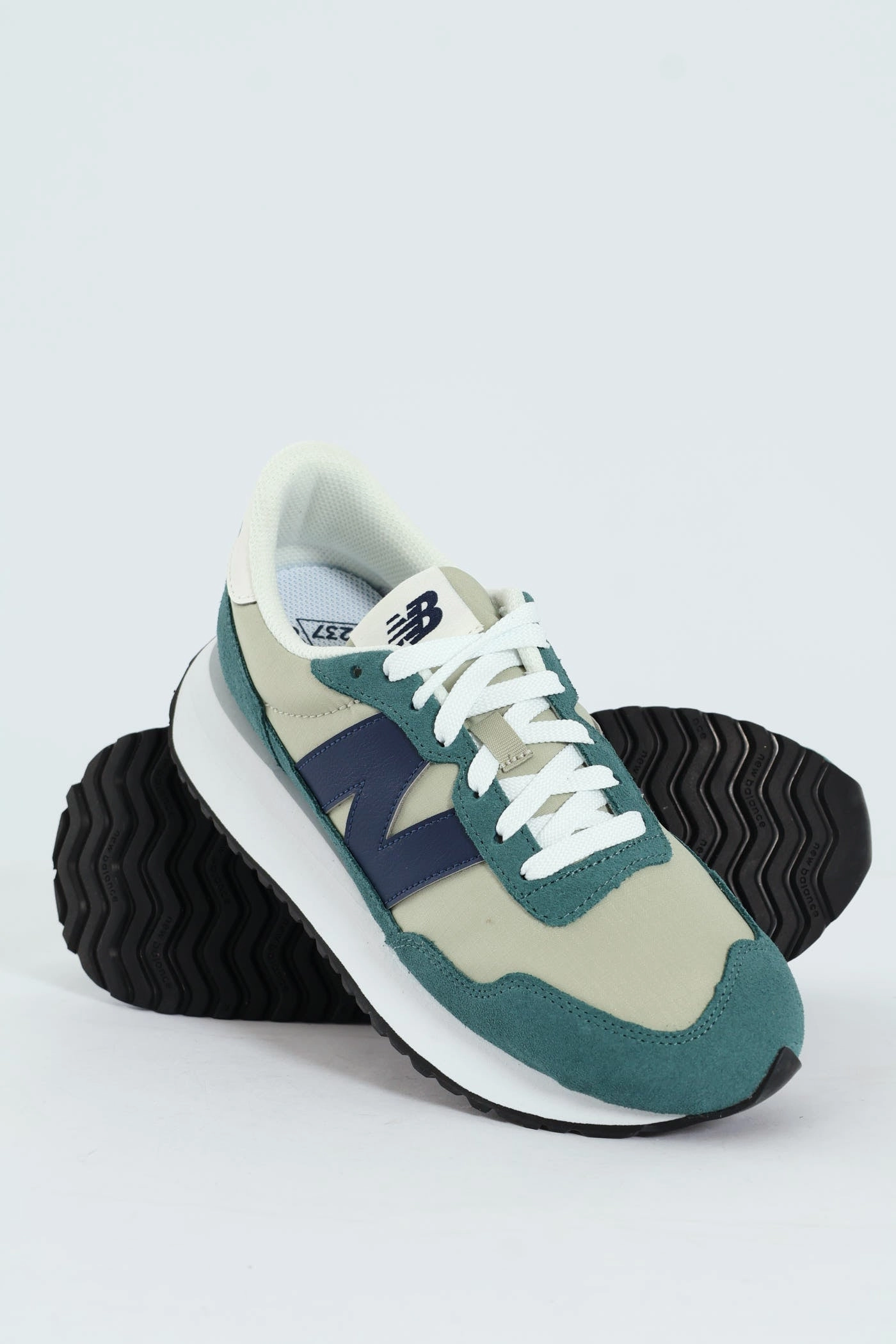 Foam Wedge Lace Up Sneaker - Sage Sweat Resistant Blown Rubber Cushion