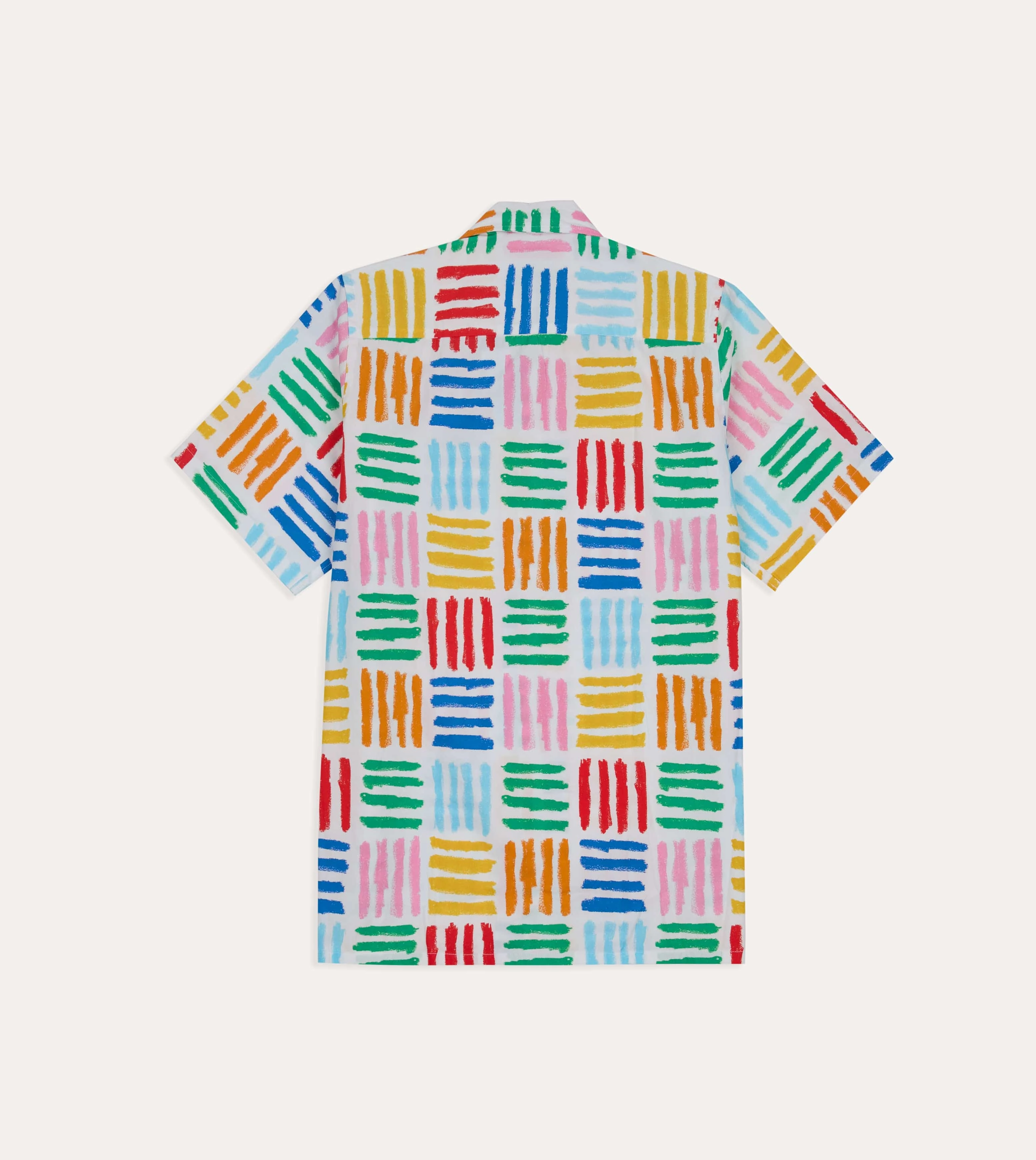 Michael McGregor for Drake's Check Camp Collar Shirt checkered pattern Plus size option