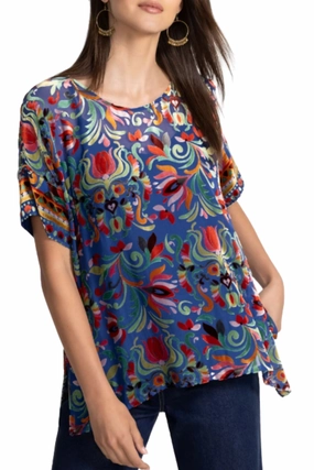 Easy Care Machine Washable MARIAFE BLOUSE - C11925-6