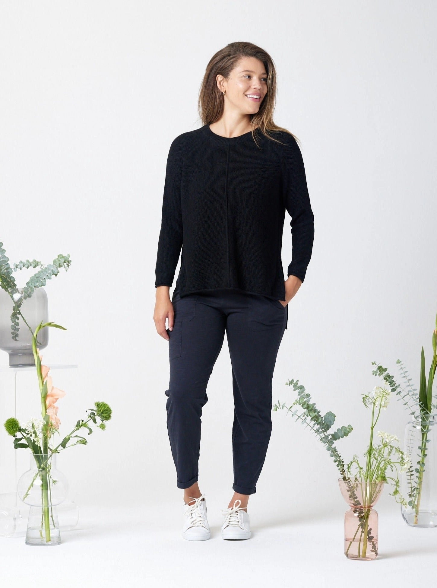 Casual Ease Solstice Sweater - Black