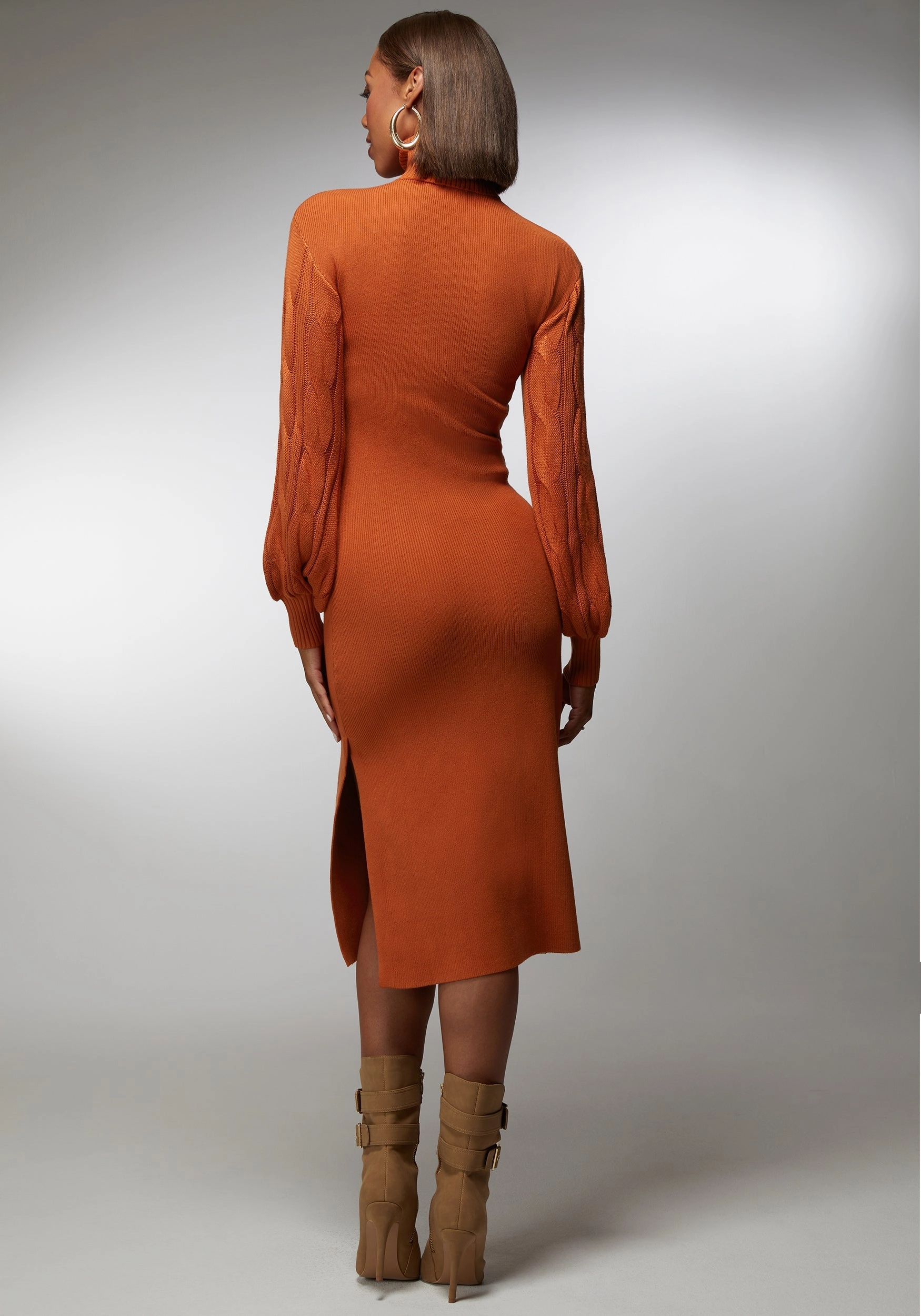 Midi Sweater Dress Light Base Weekend Style