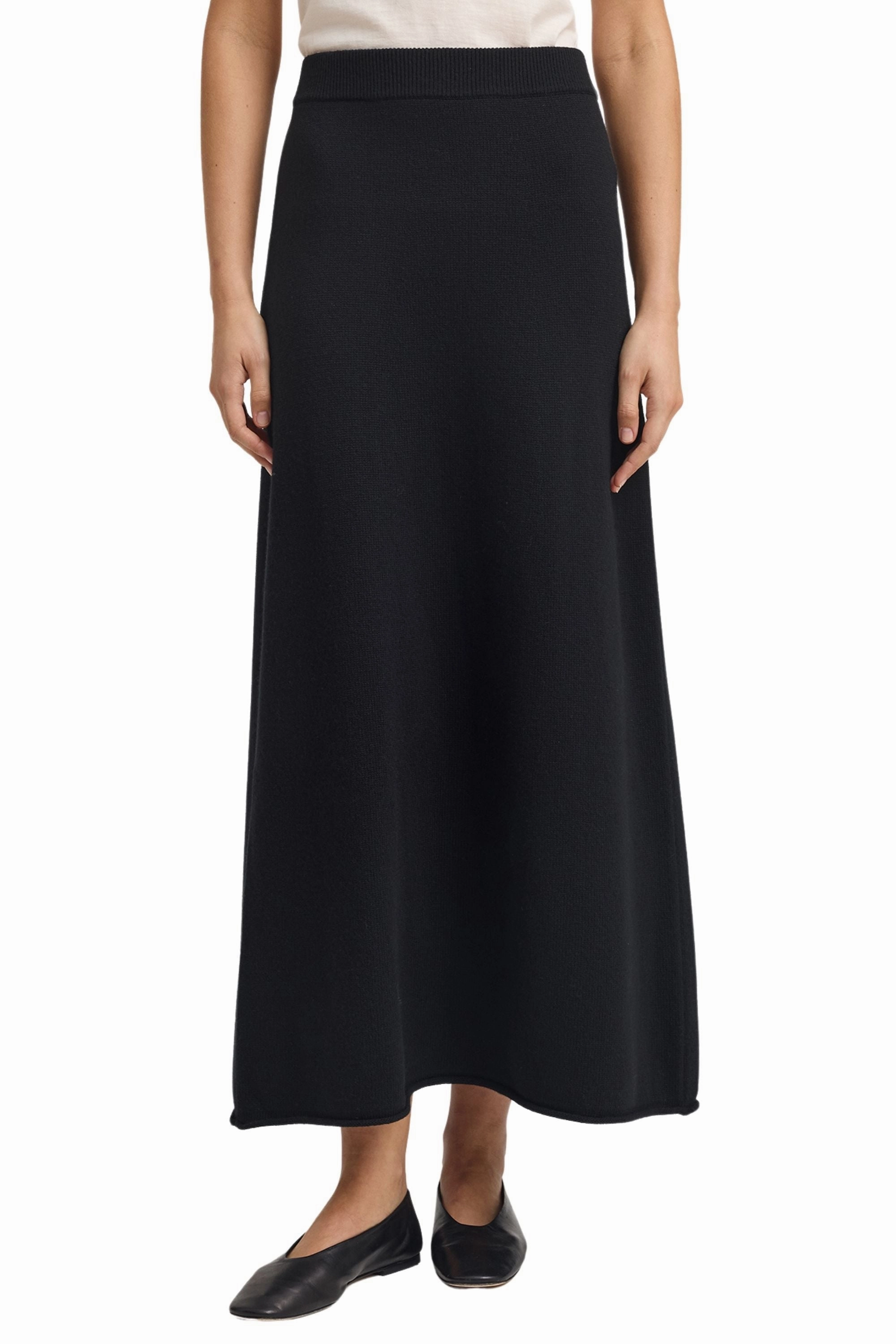 Aesthetic Look Spring Brunch LAMBSWOOL SKIRT - 5078