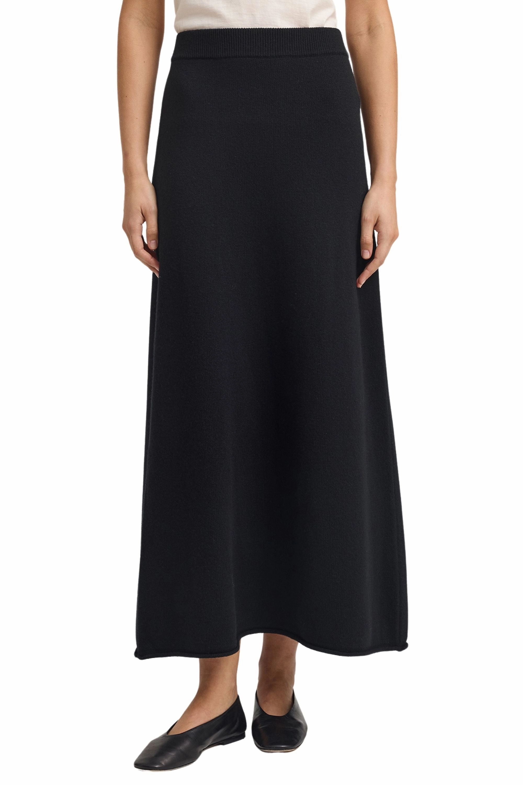 LAMBSWOOL SKIRT - 5078 Chill Mood button detail