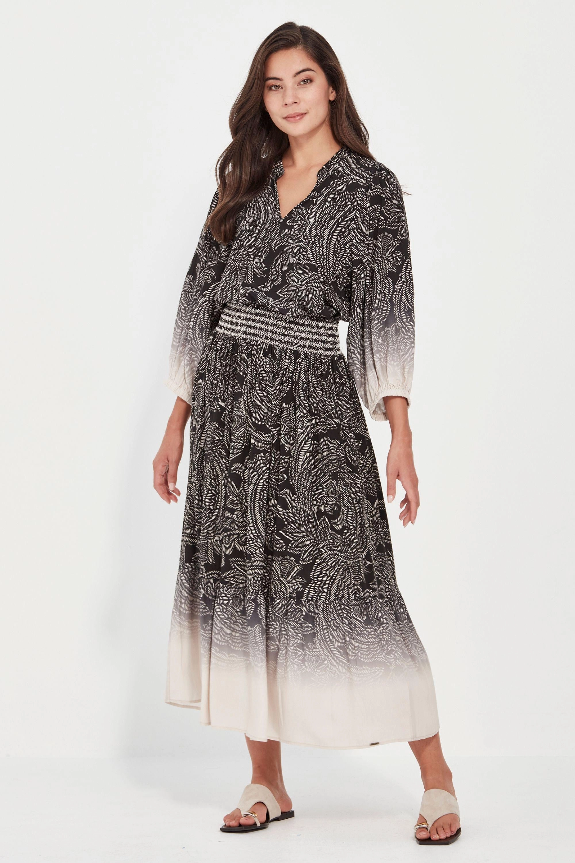 AMARA SKIRT - 9229BR Semi Sheer Crisscross Back