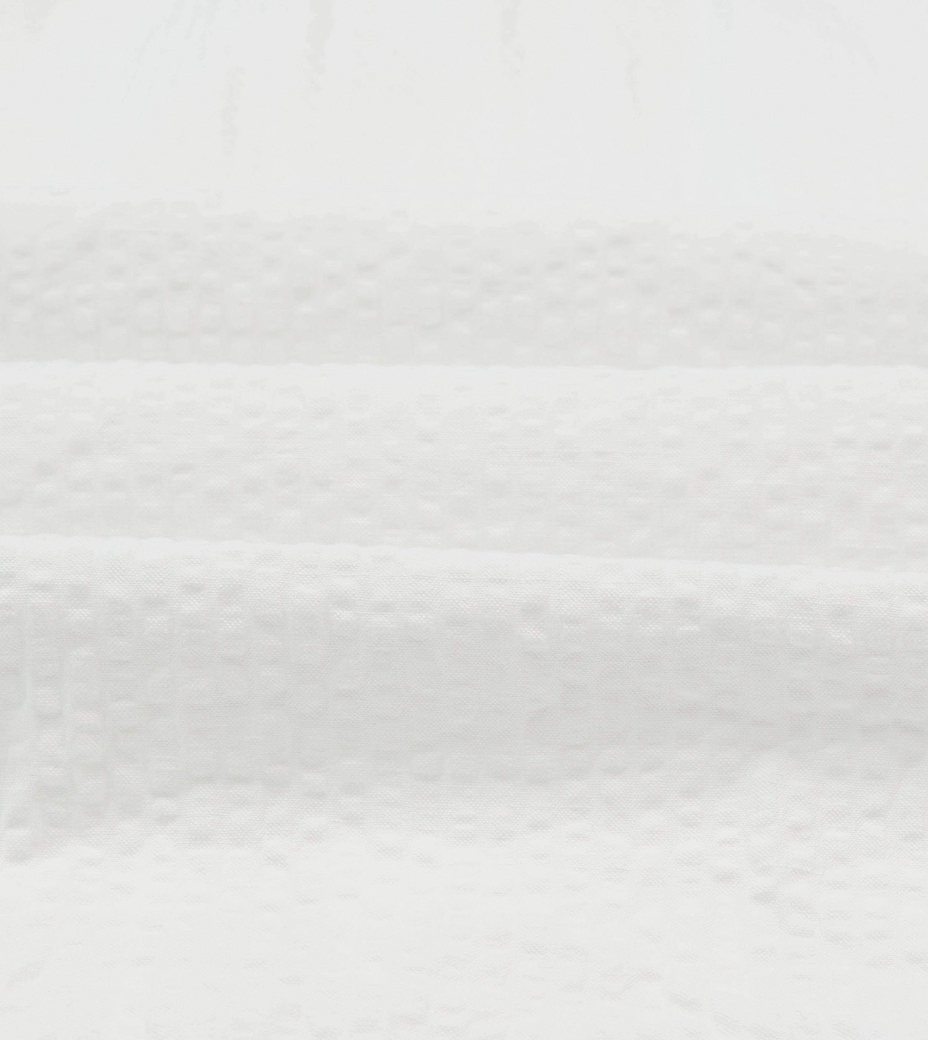 Odor Control Fabric Durable Texture White Cotton-Linen Short Sleeve Cuban Shirt