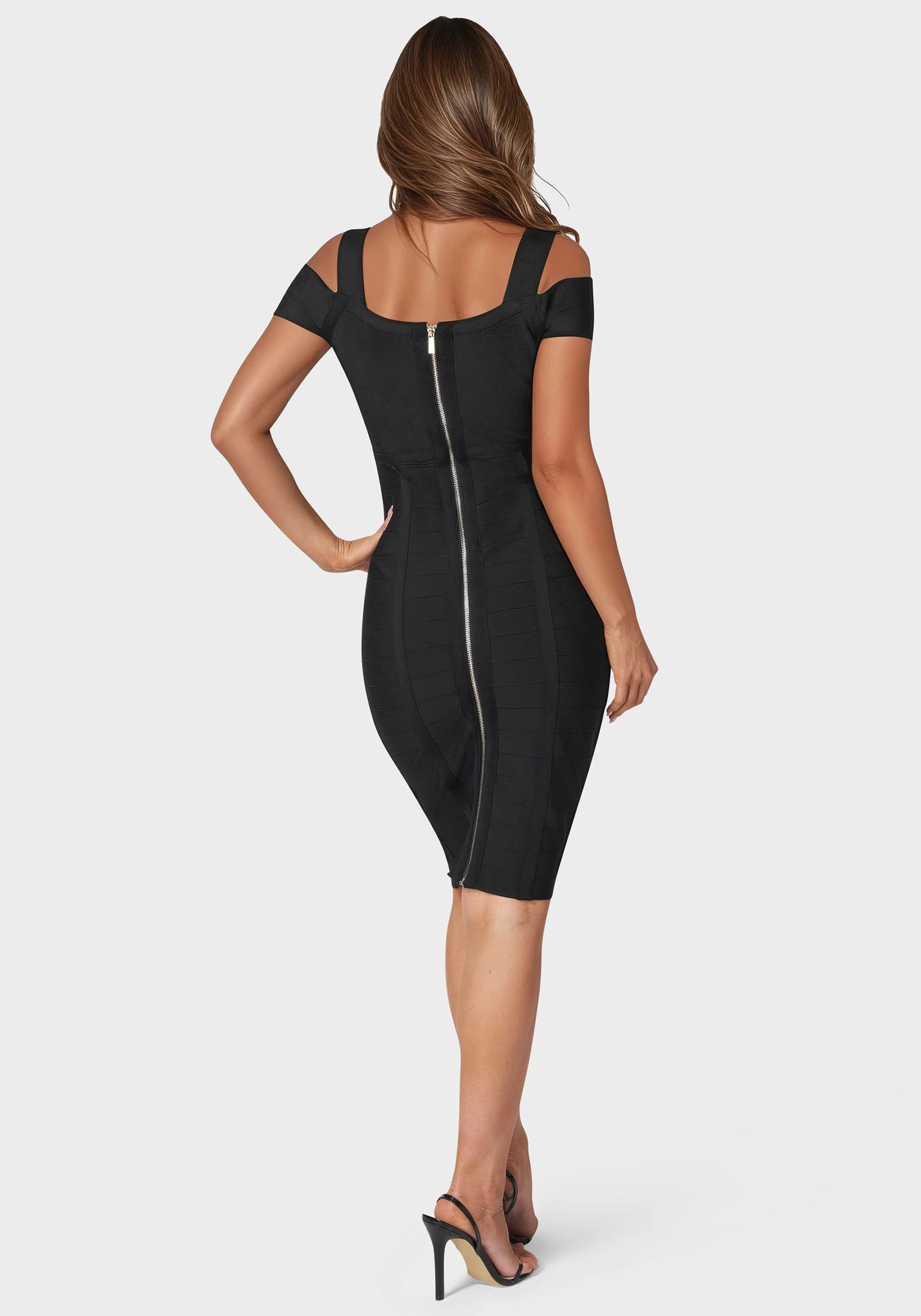 Seasonal Comfort Slim Midi Bandage Dress