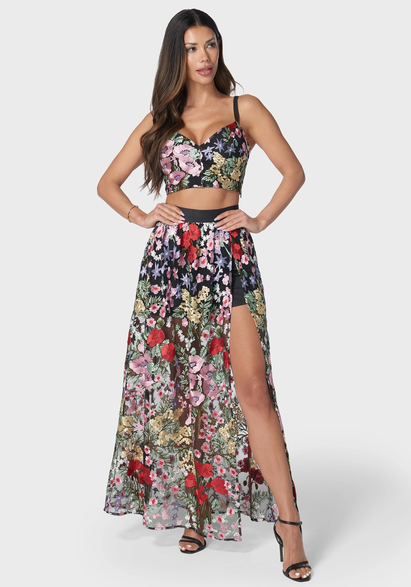 Guest Shine Embroidered Two Piece Set