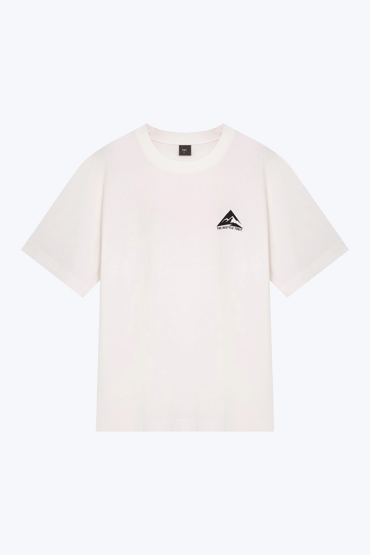 Snag Free Fabric Spike Mountain Graphic tee - Cream