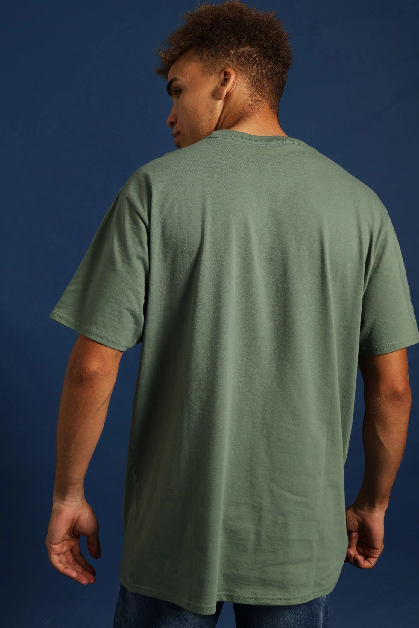 Breathable mesh panel Simple Chic Sport Layer Tee - Jade