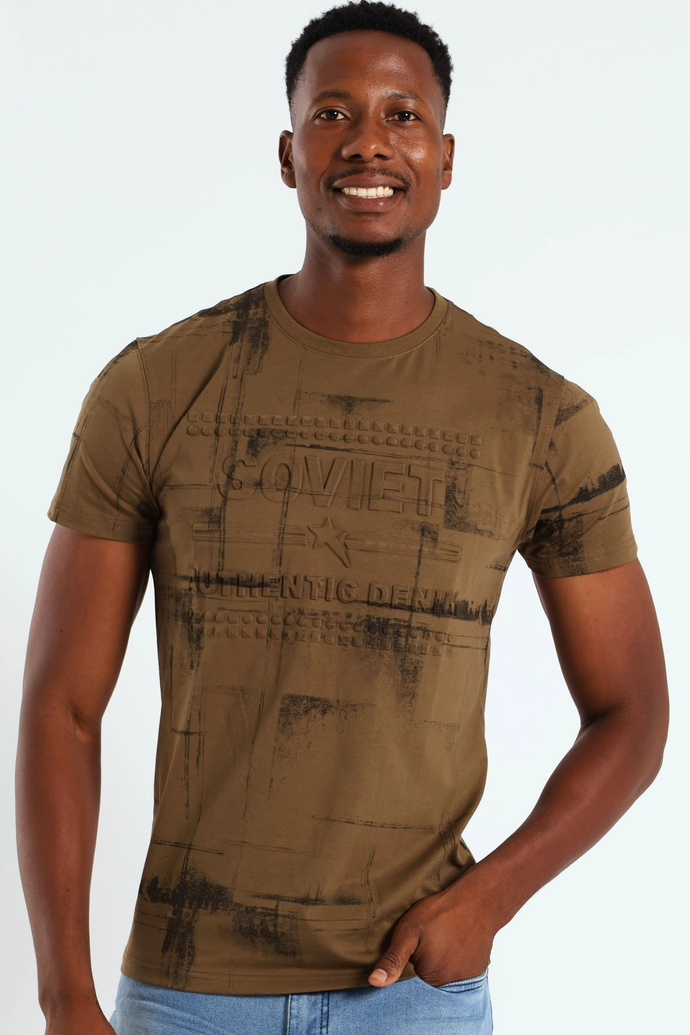 Fresh Vibes Ratchet Tee - Light Fatigue