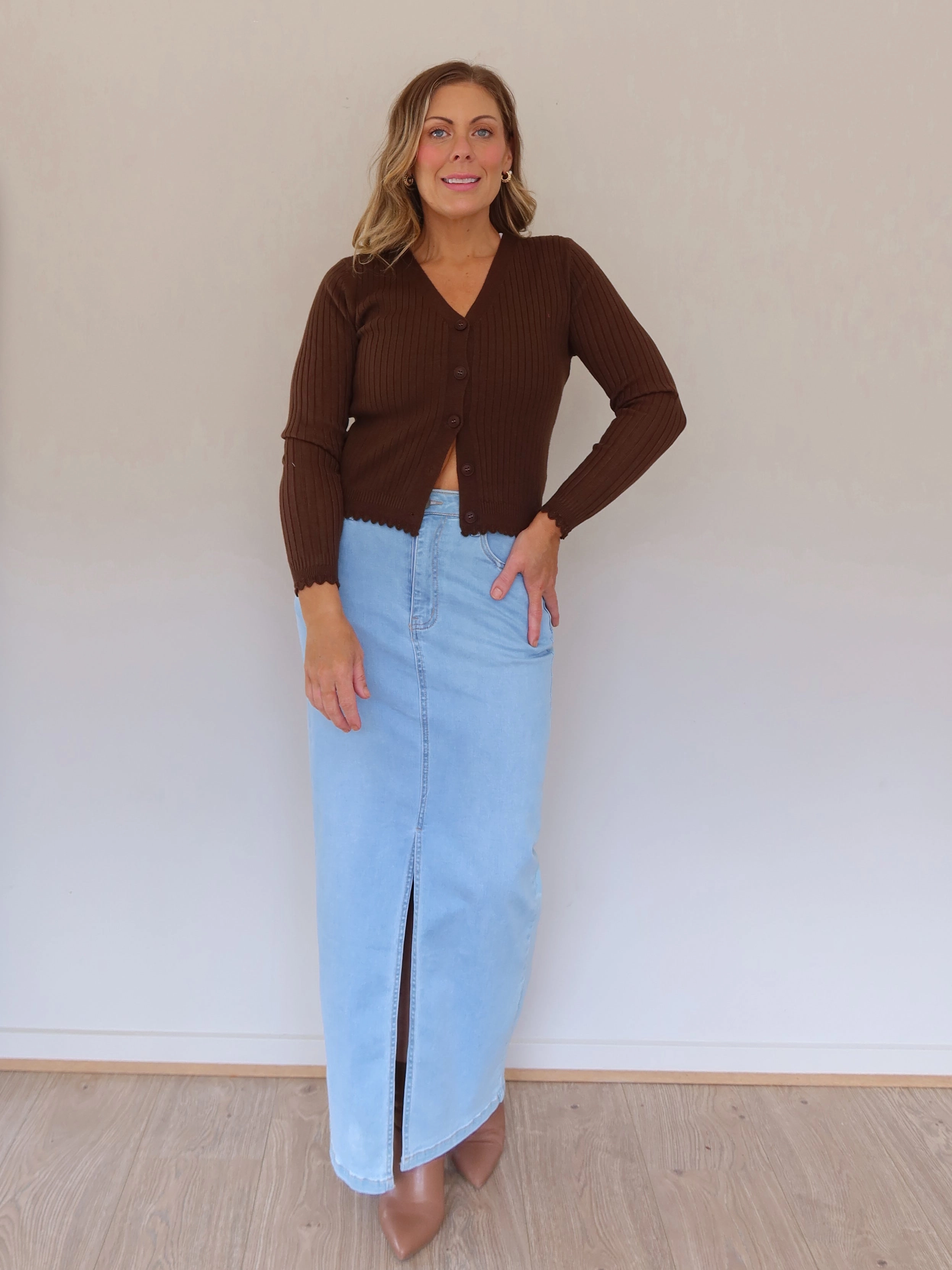 Ramsay Skirt - Light Blue Easy Vibe