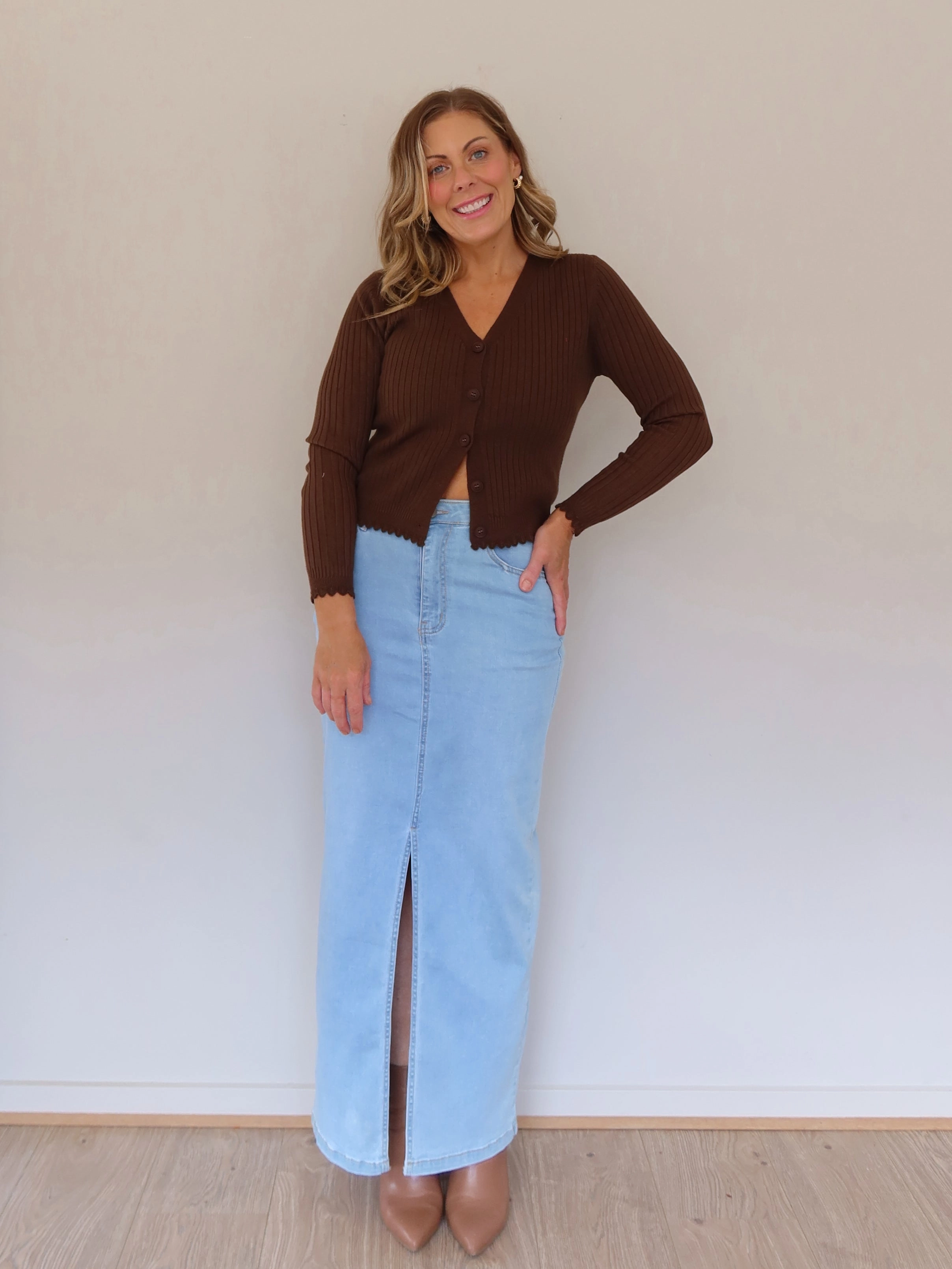 Light Motion Ramsay Skirt - Light Blue