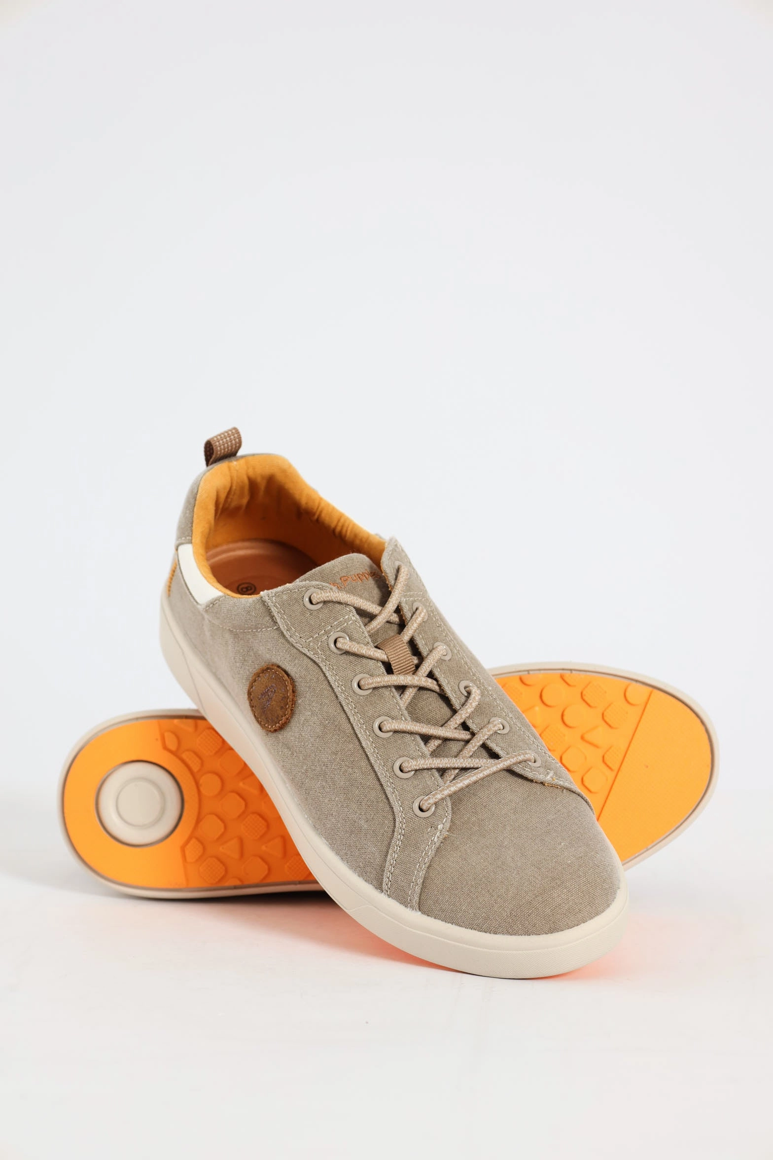 Lean Build Atlas Comfort Canvas Sneaker - Beige