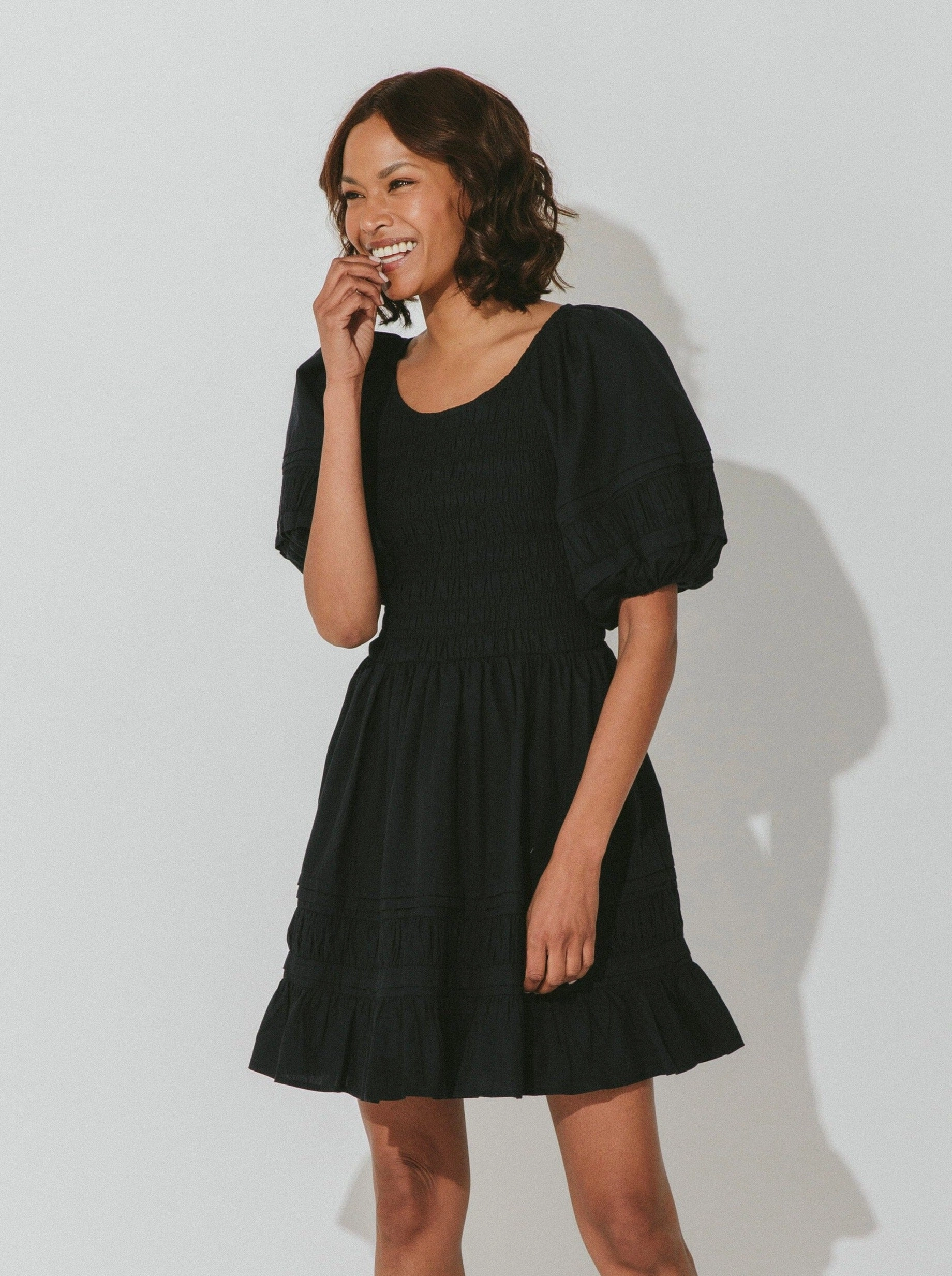 tailored look Stasia Mini Dress - Black