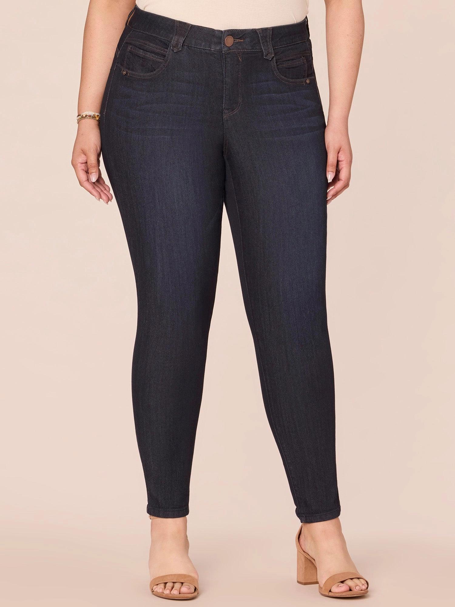 Classic Weekend Getaway Easy Match Dark Indigo "Ab"solution? Booty Lift Plus Jegging Jeans