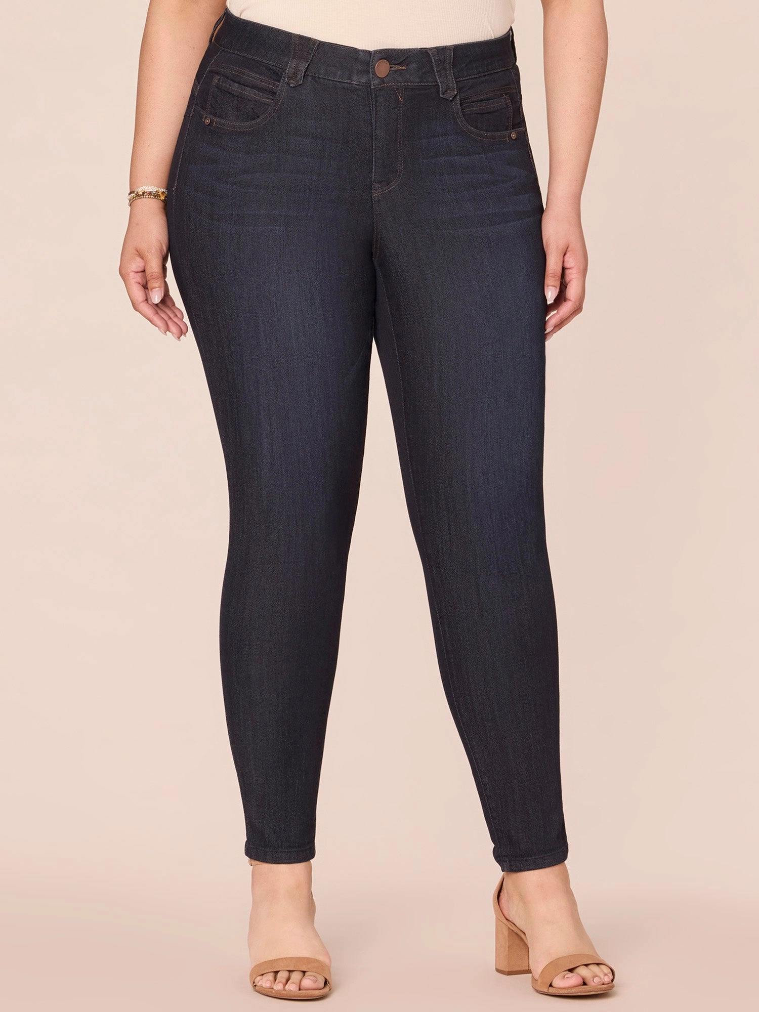 Simple Layers Dark Indigo "Ab"solution? Booty Lift Plus Jegging Jeans