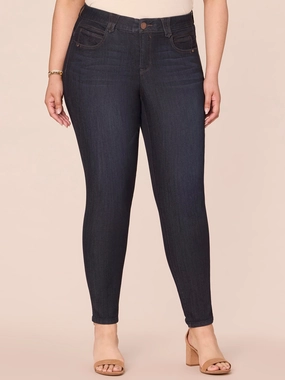 Dark Indigo "Ab"solution? Booty Lift Plus Jegging Jeans Soft Wash Treatment