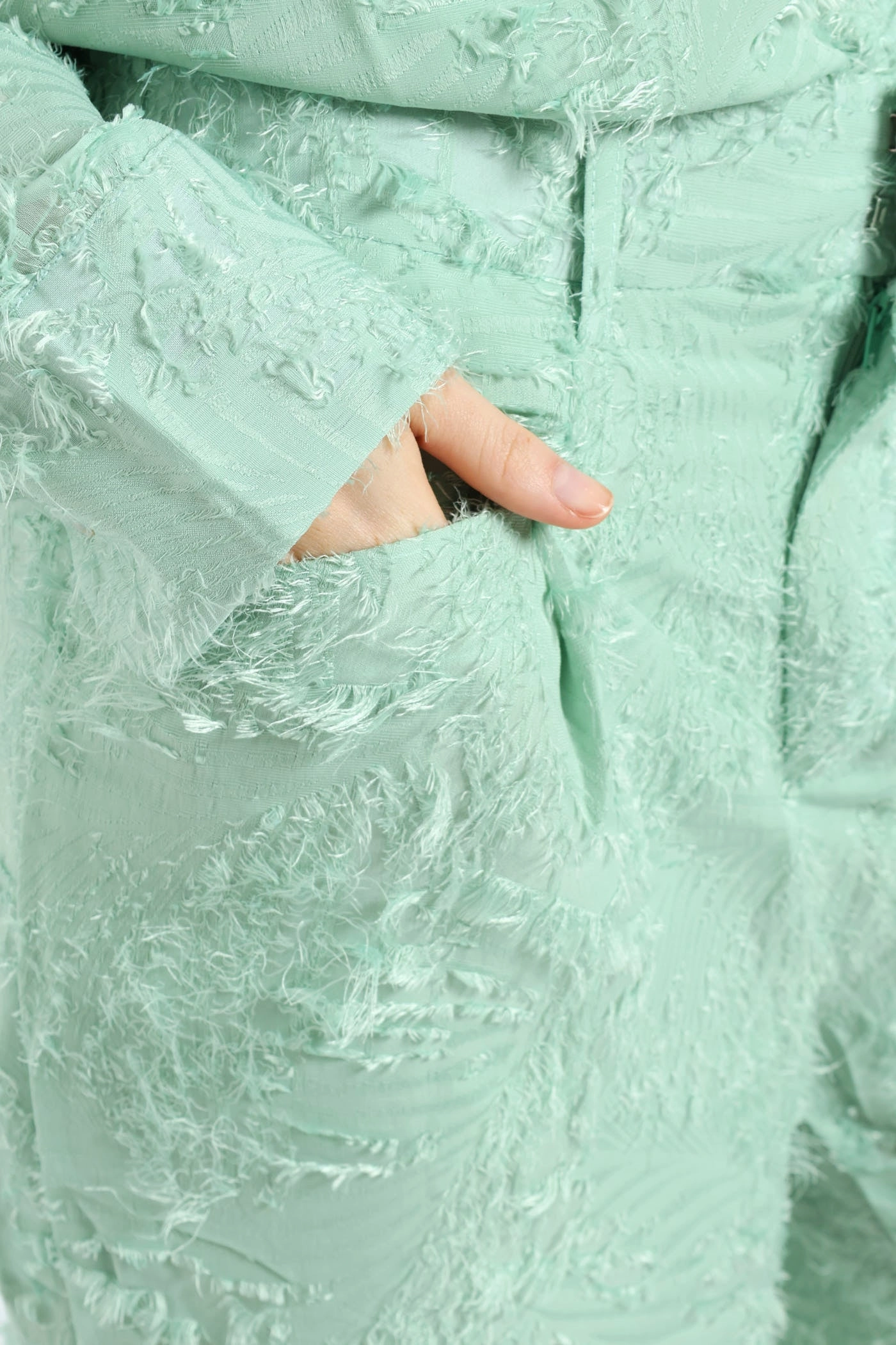 Functional fashion wear Wideleg Burnout Pants - Blue