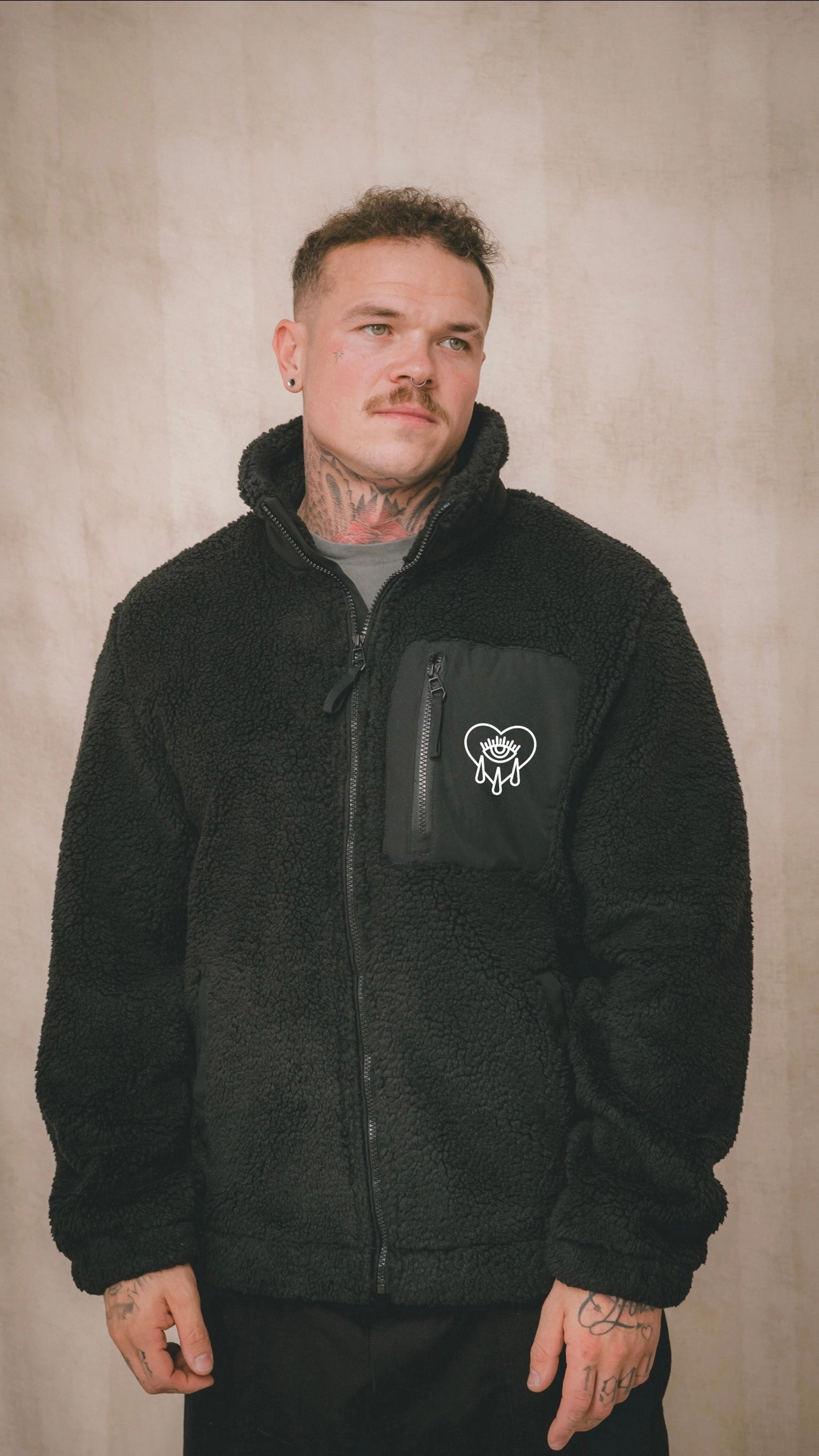 stain resistant coating CH Logo Sherpa Black
