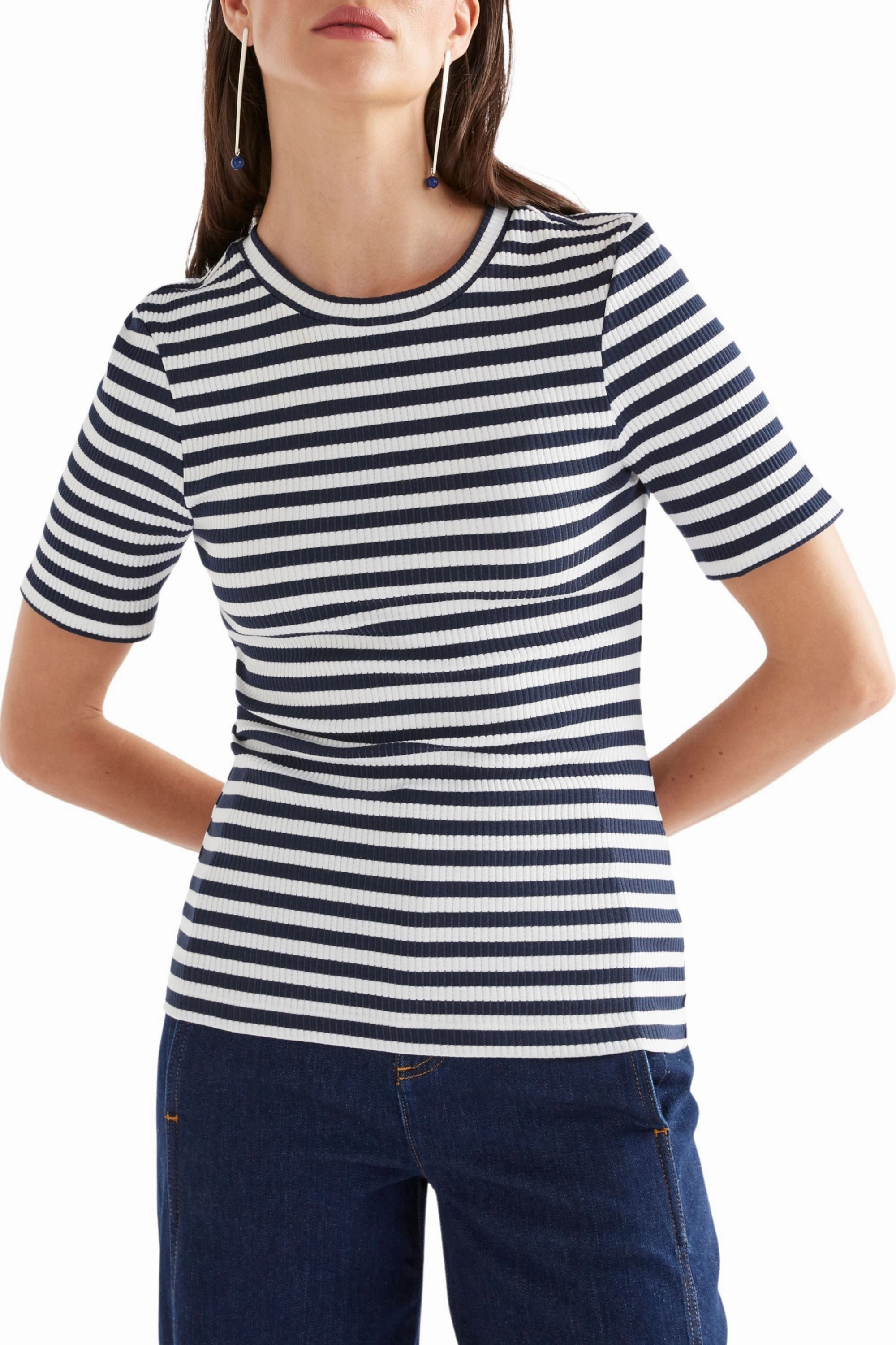 KULLAN RIBBED T SHIRT - A1319 Eco friendly materials Vintage Wash Effect