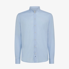 High Density Knit Minimal Fashion Conrad shirt in Light Active Wool