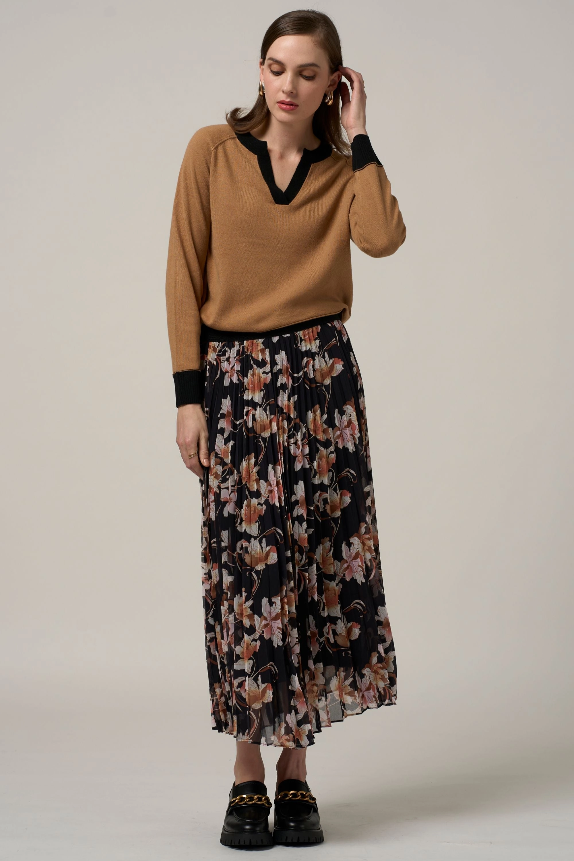 Dance Practice ribbed texture LILAH SKIRT - MS1515L