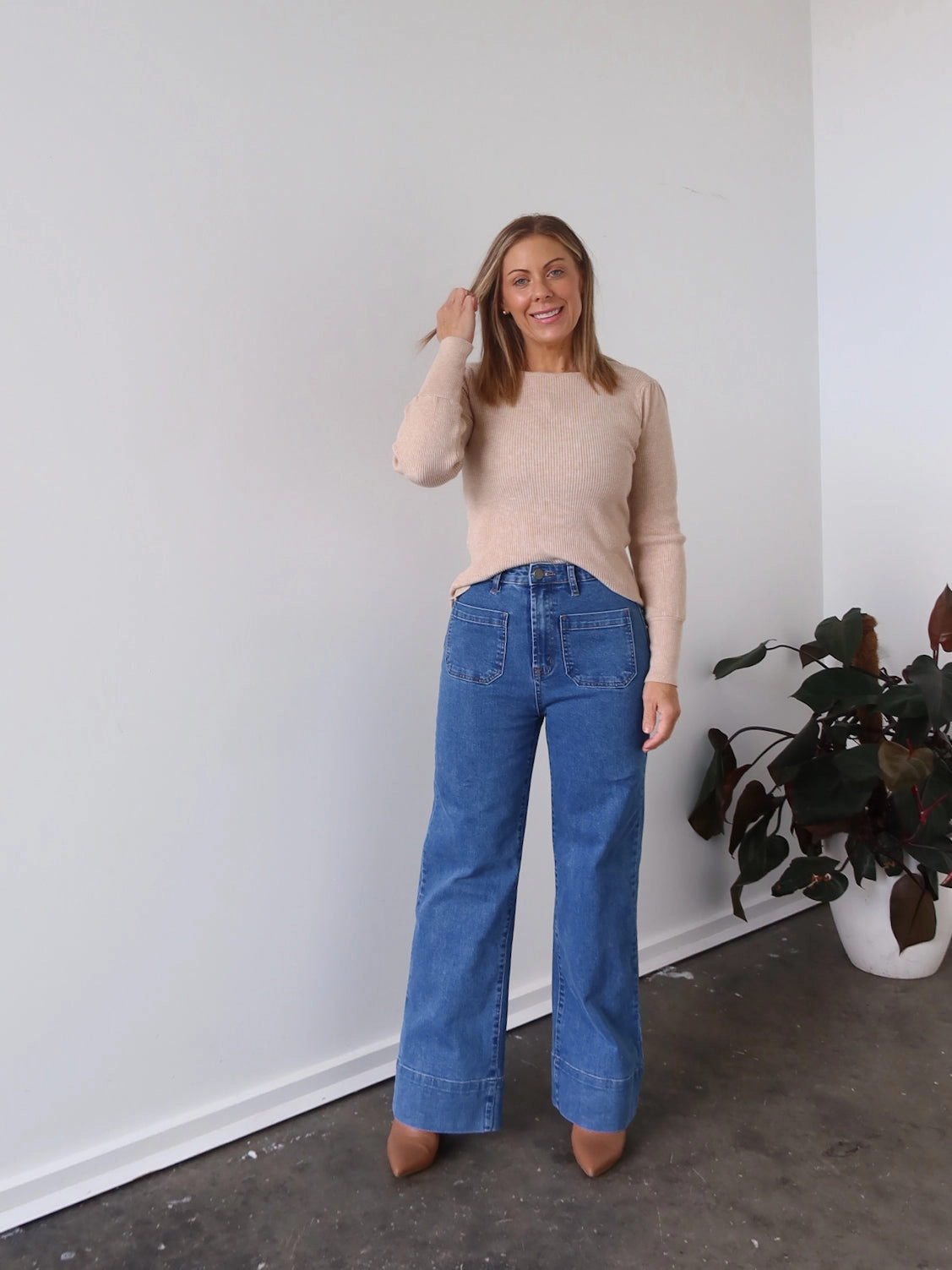 Bentley Jeans - Mid Blue Lightweight Parent Style Durable