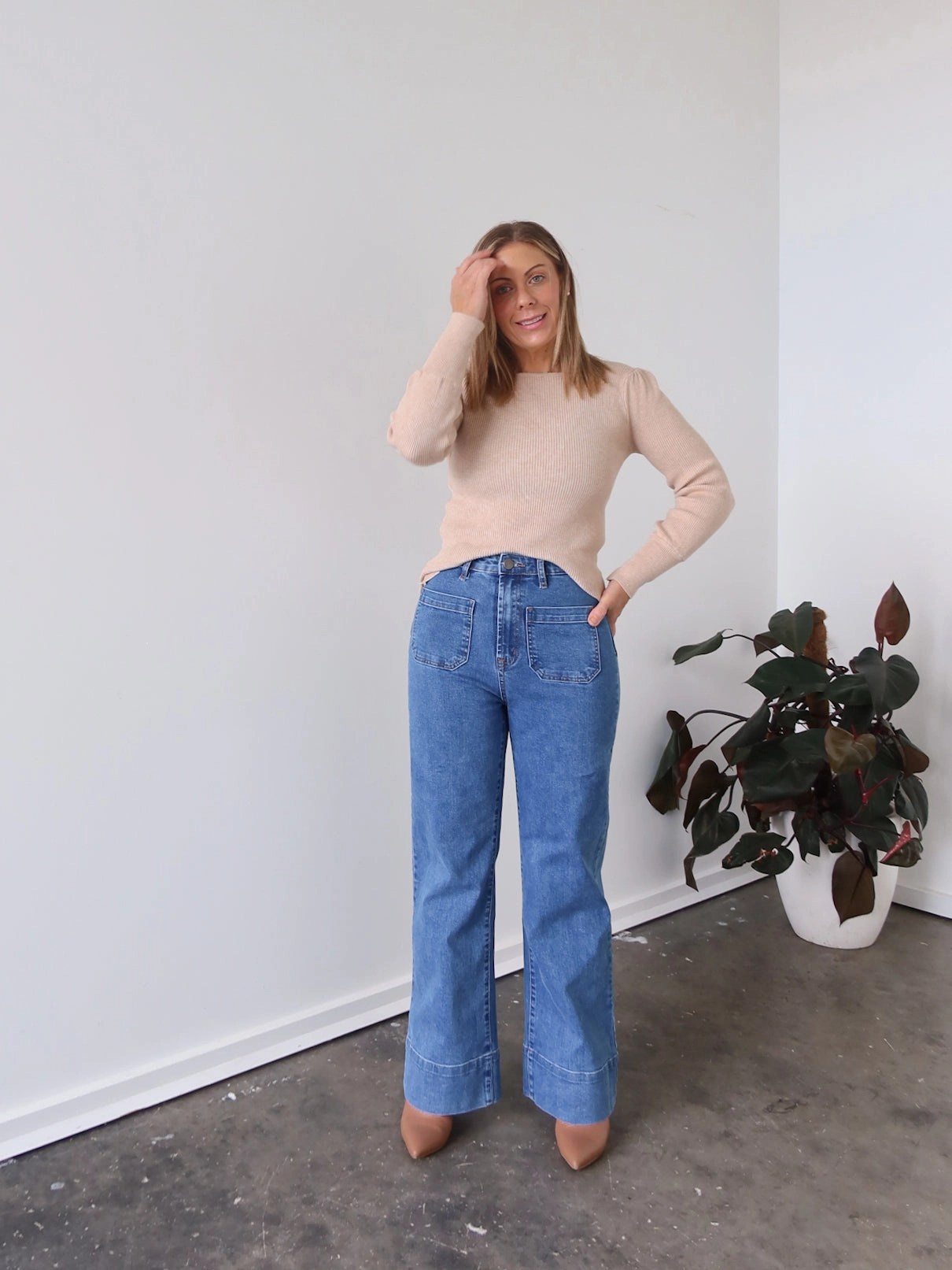 Bentley Jeans - Mid Blue Teen Outfit Nature Lover Unisex Wear Classic Gym Ready