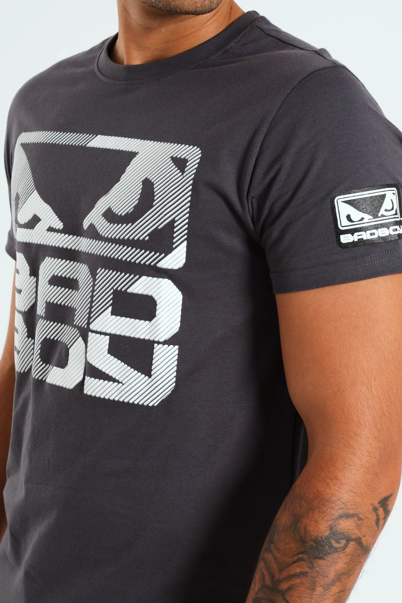 Skin Deep Tee - Charcoal Vibrant Prints