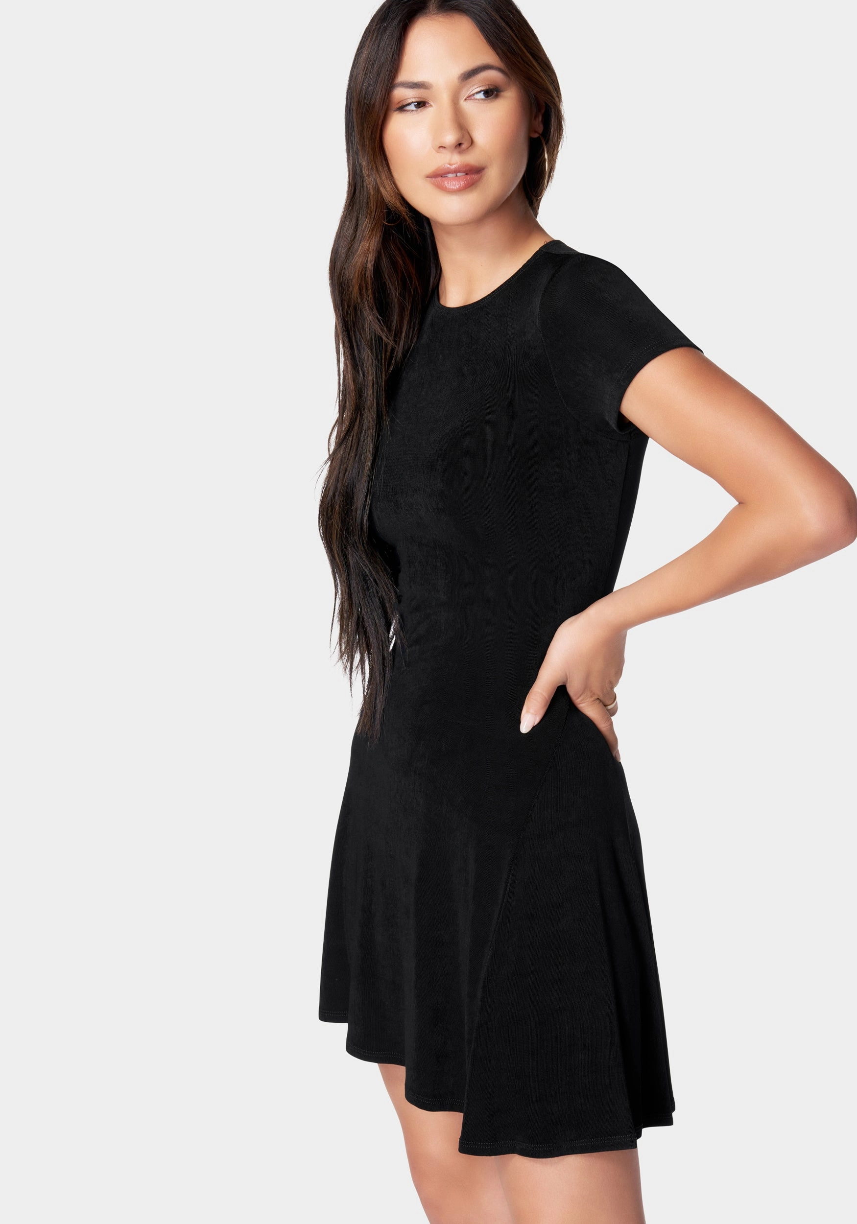 Signature-Style Slinky T Shirt Dress