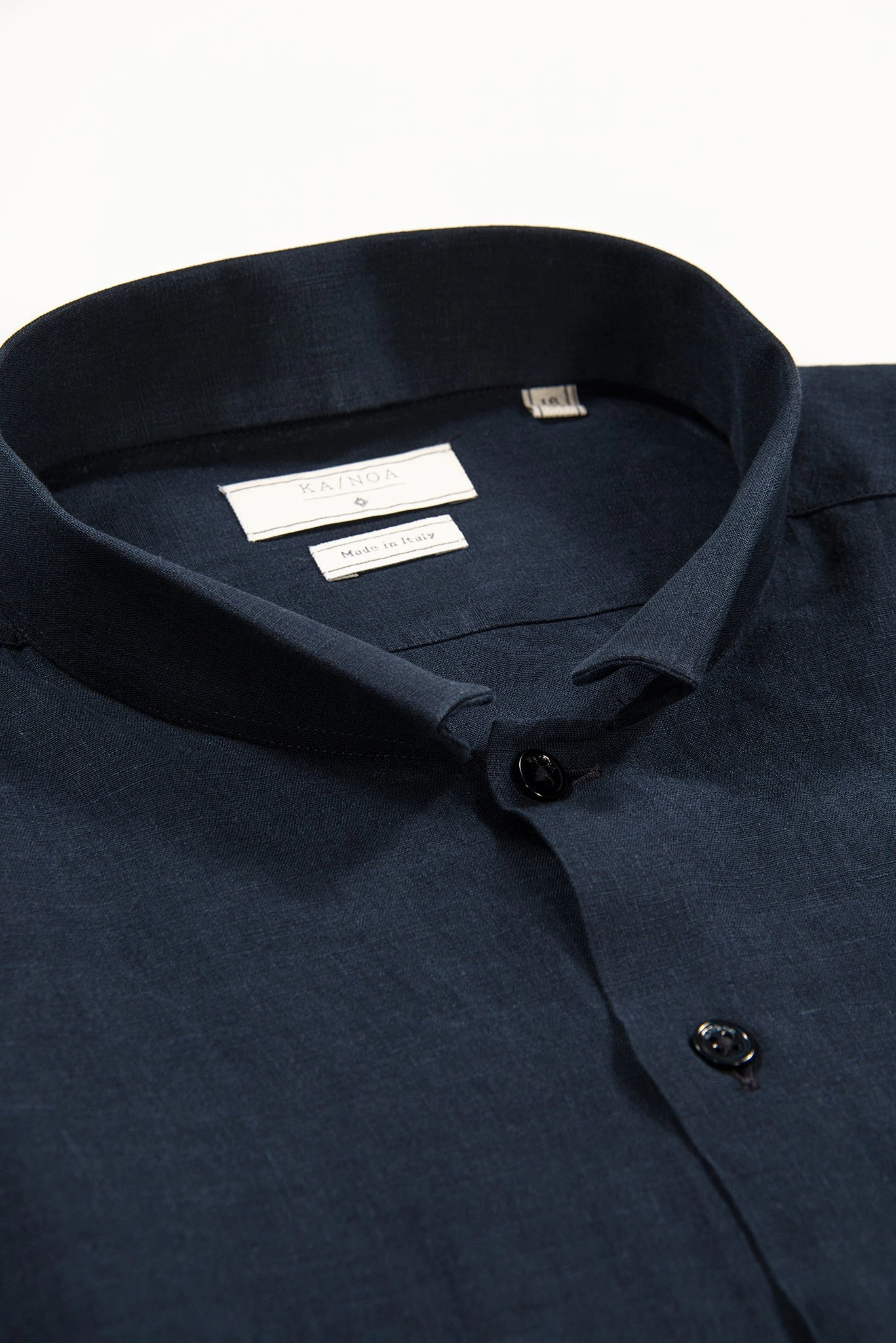 Conrad Golden Linen shirt (dark blue) DropShoulderDesign Minimal Style Trend