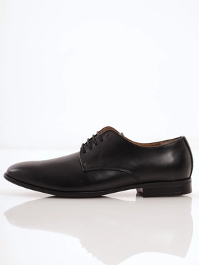 Comfortable Wear Grab Fit Men's Basic Lace-Up Shoe - Black