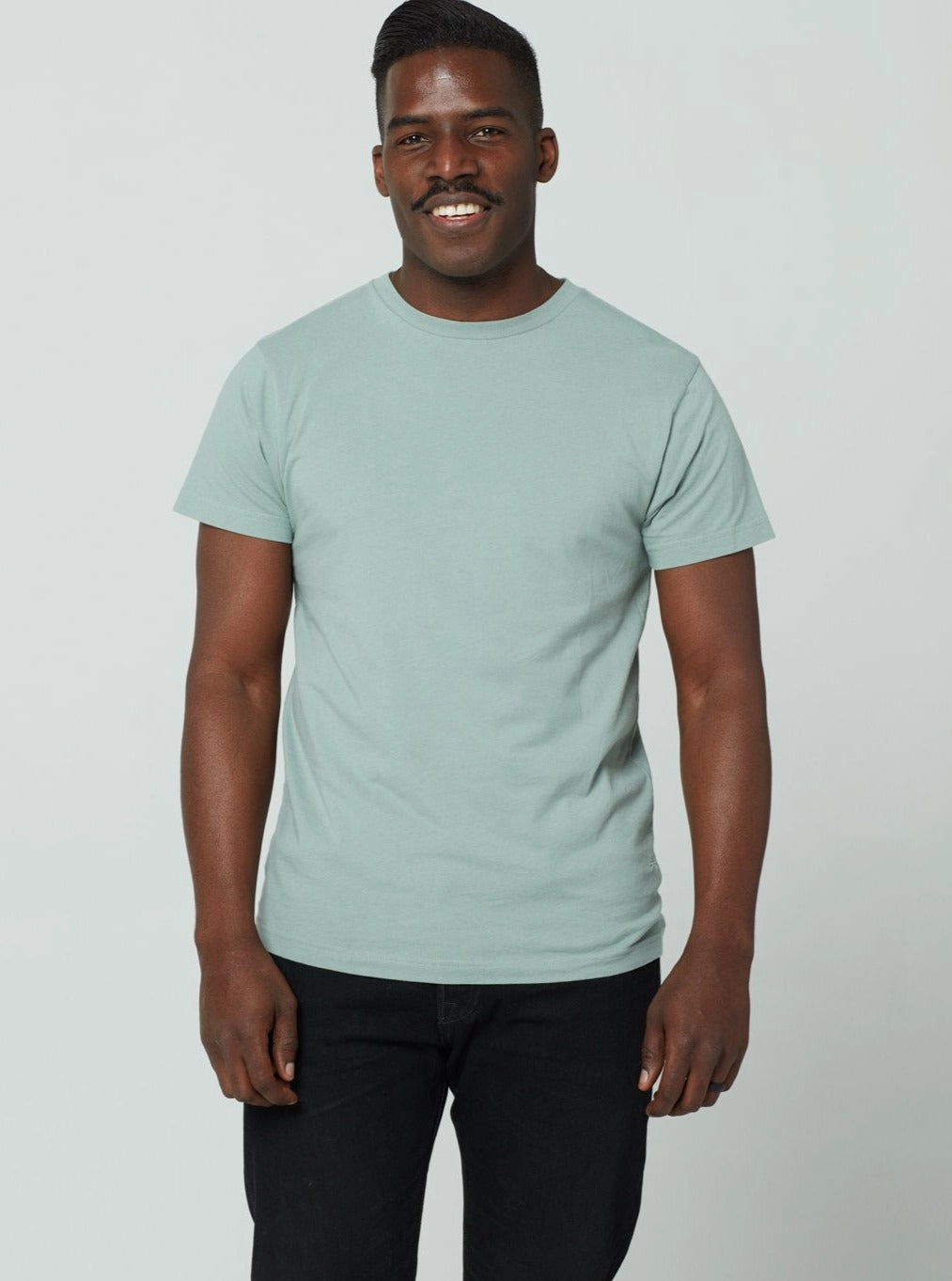 Men's Unisex T-Shirt - Sage Adjustable Hemline