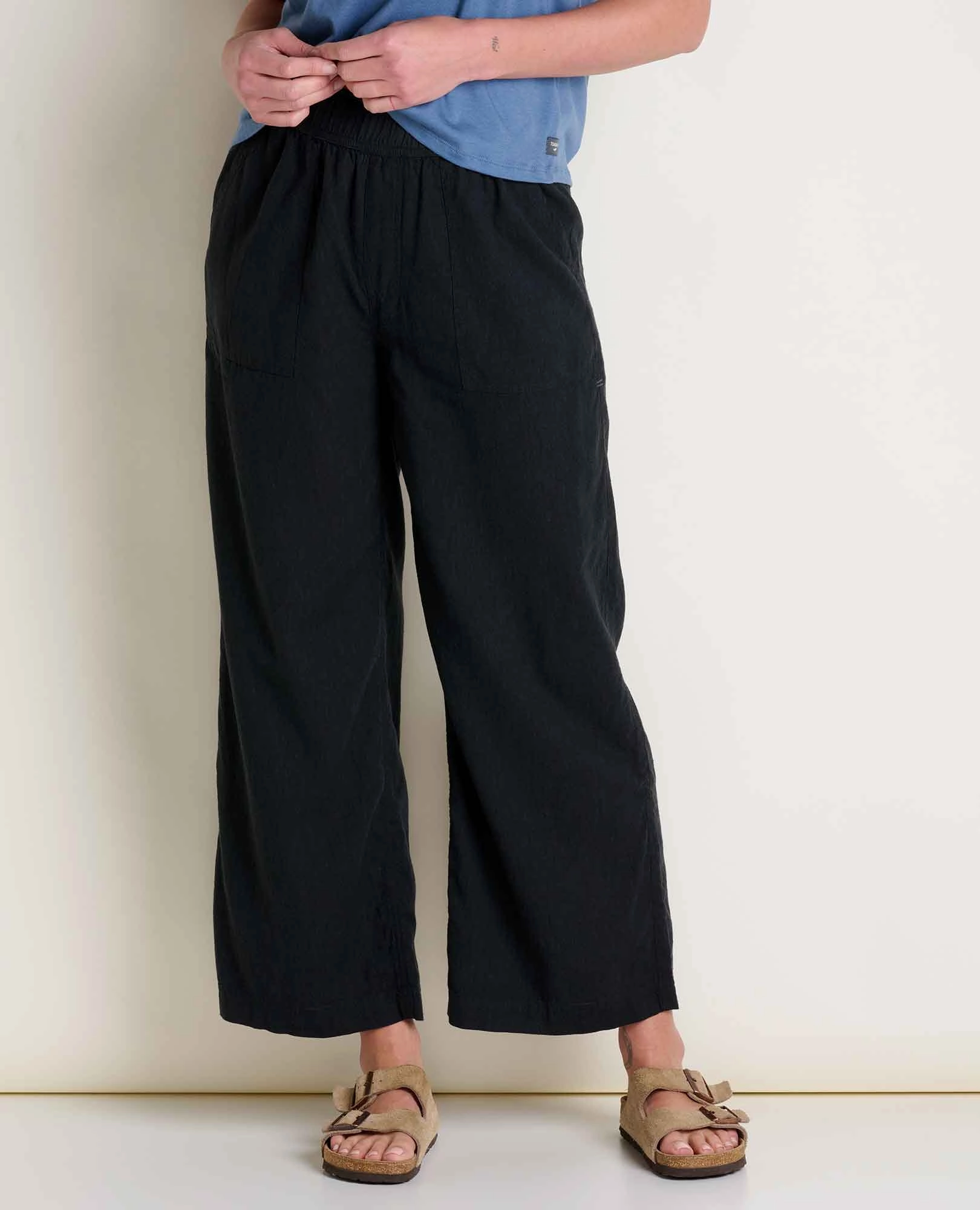 Taj Hemp Wide Leg Pant Comfortable Look Wear