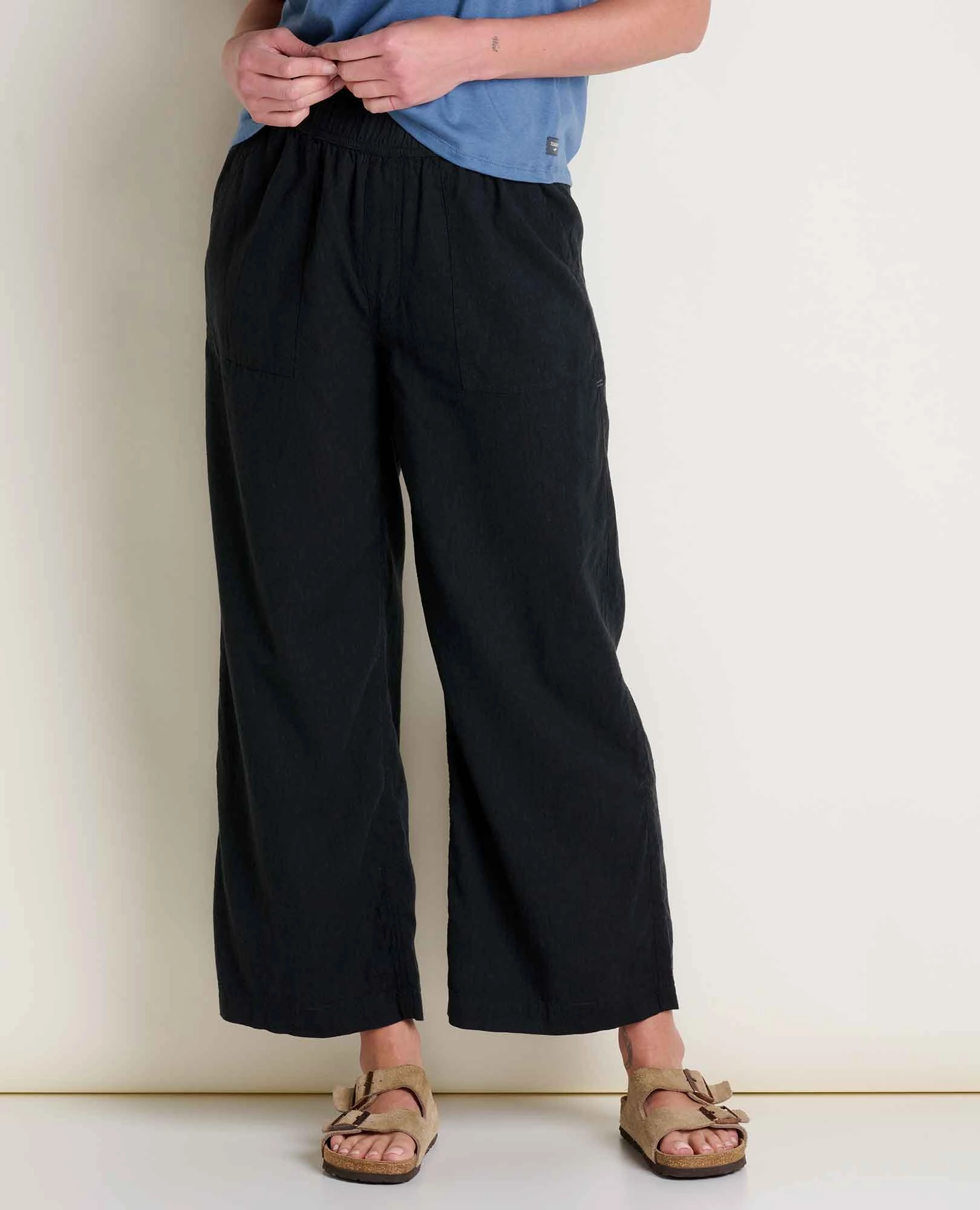 Quick Release Buckle Taj Hemp Wide Leg Pant
