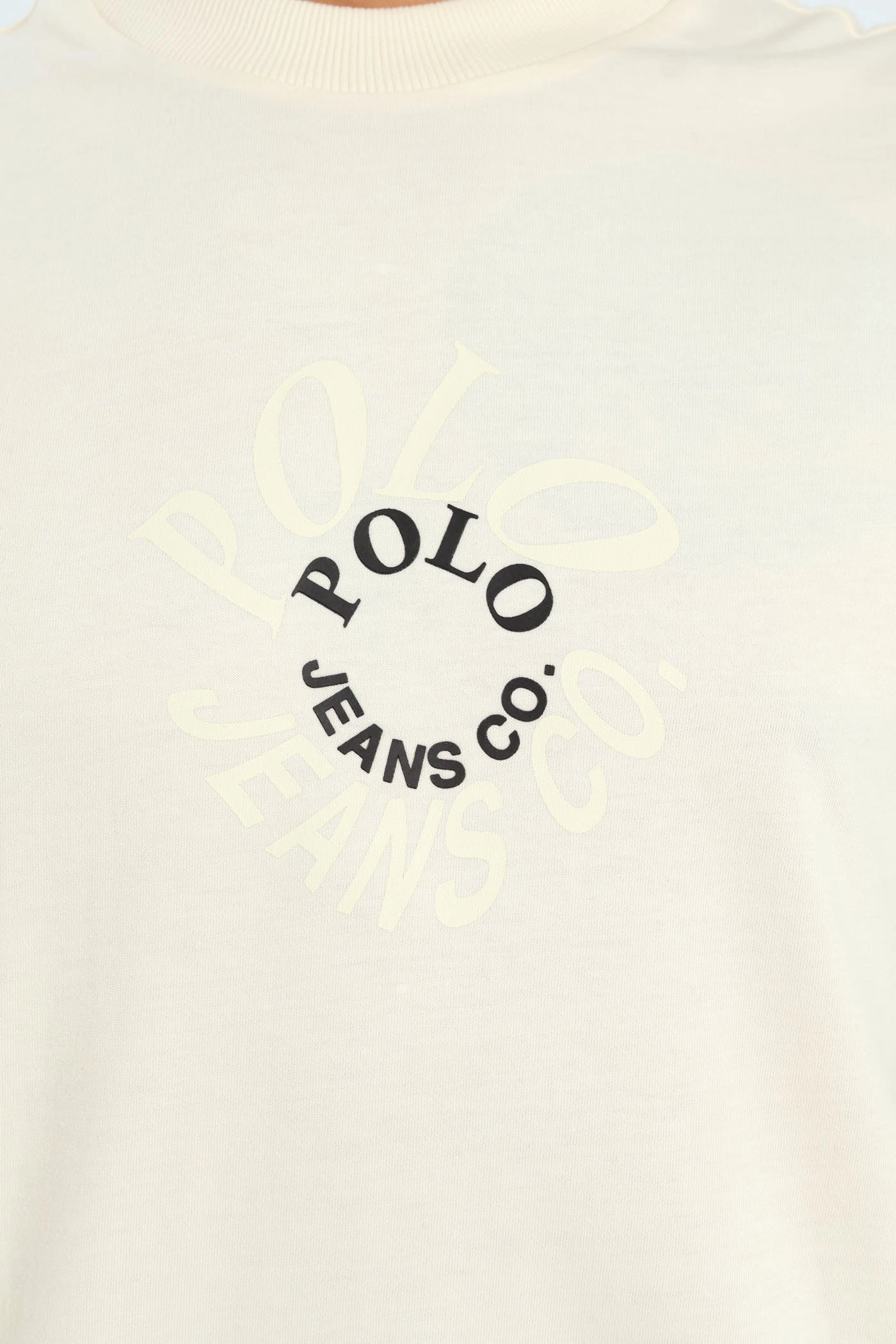 Thokozani Tee - Off White Light and Soft Anti Shrinkage Treatment