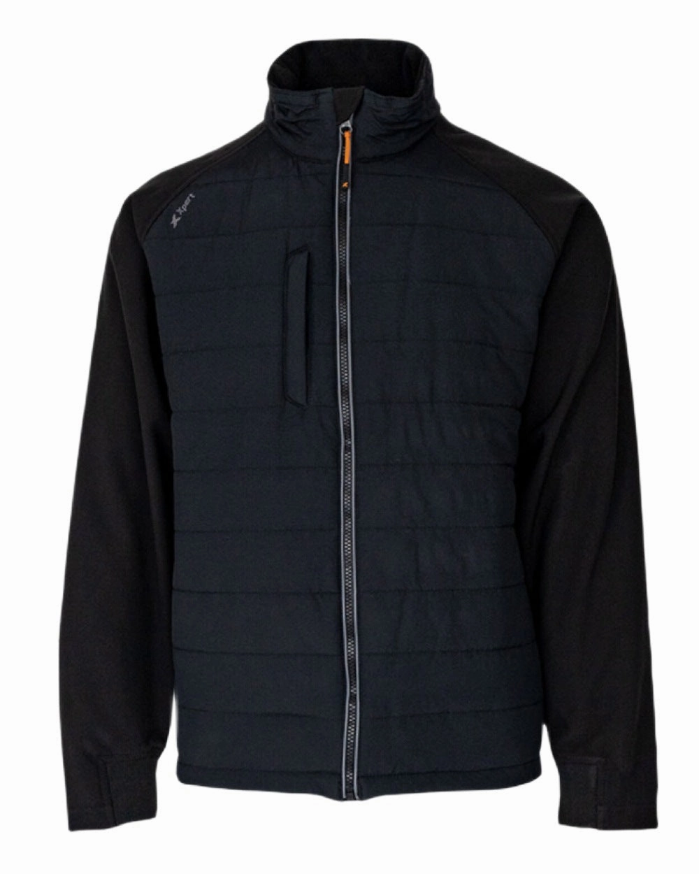 Modern Travel Look Quilted Stitching Pattern Xpert Mens Pro Rip-Stop Insulated Hybrid Jacket