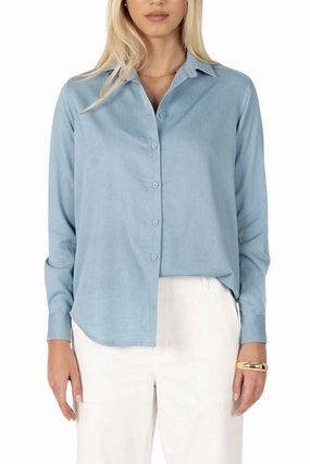 THE CHAMBRAY SHIRT - HW25114 Smooth Texture